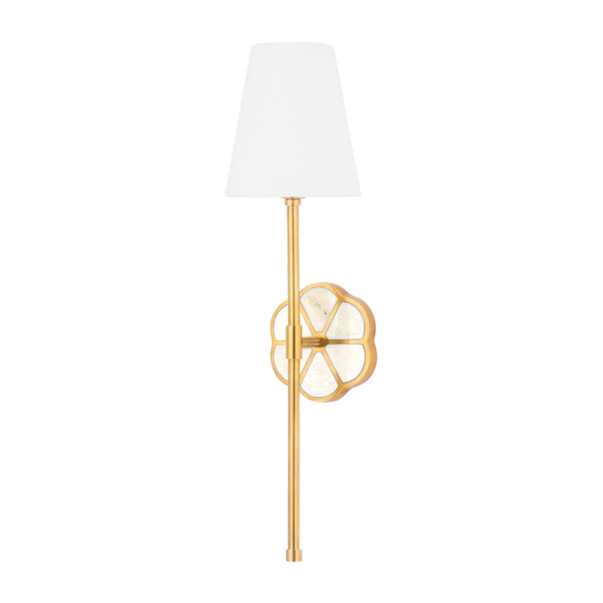 Ramona 1-Light Wall Sconce in Aged Brass 5W x 20H
