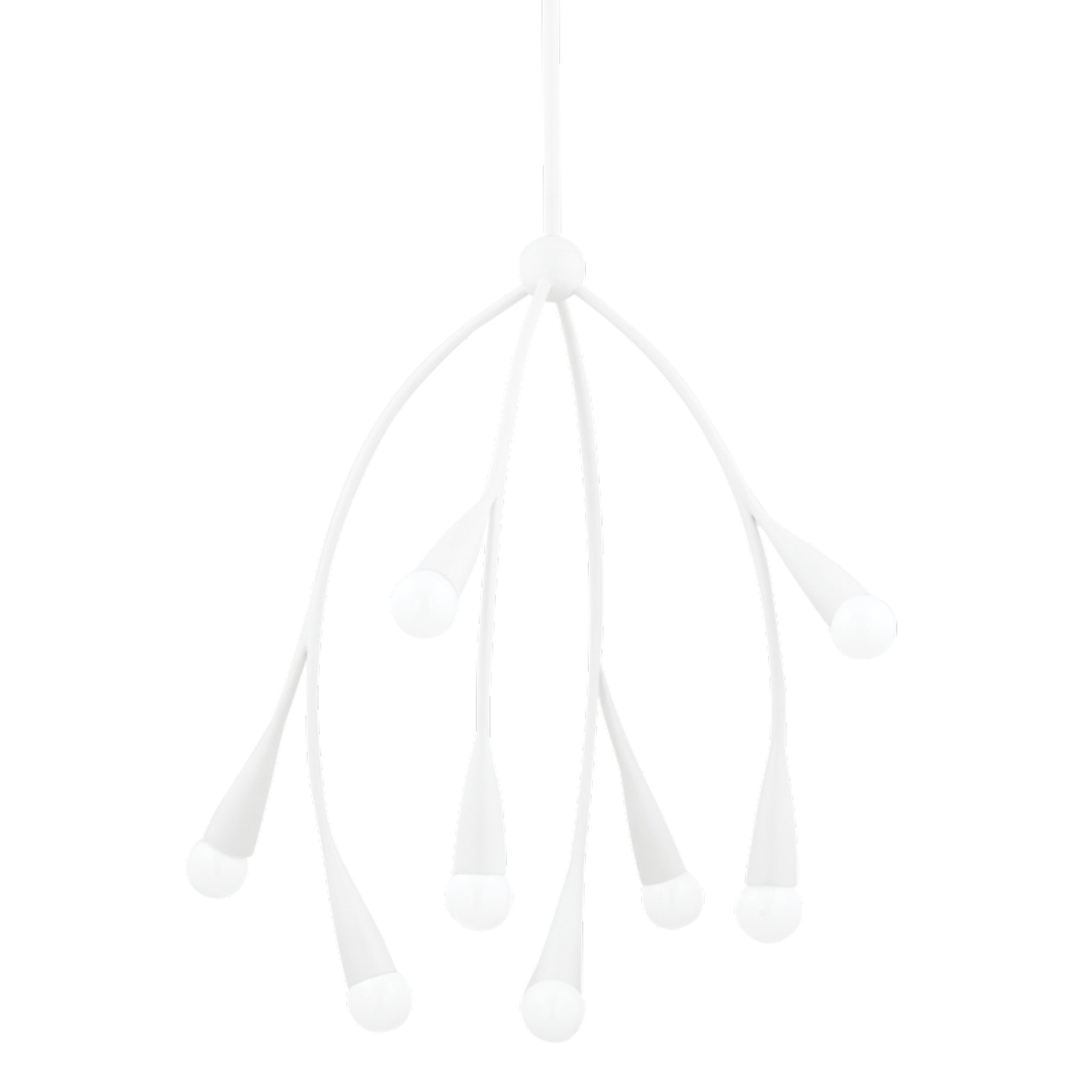 Elsa 8-Light Chandelier in Textured White by Eny Lee Parker