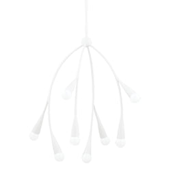 Elsa 8 Light Chandelier in Textured White by Eny Lee Parker