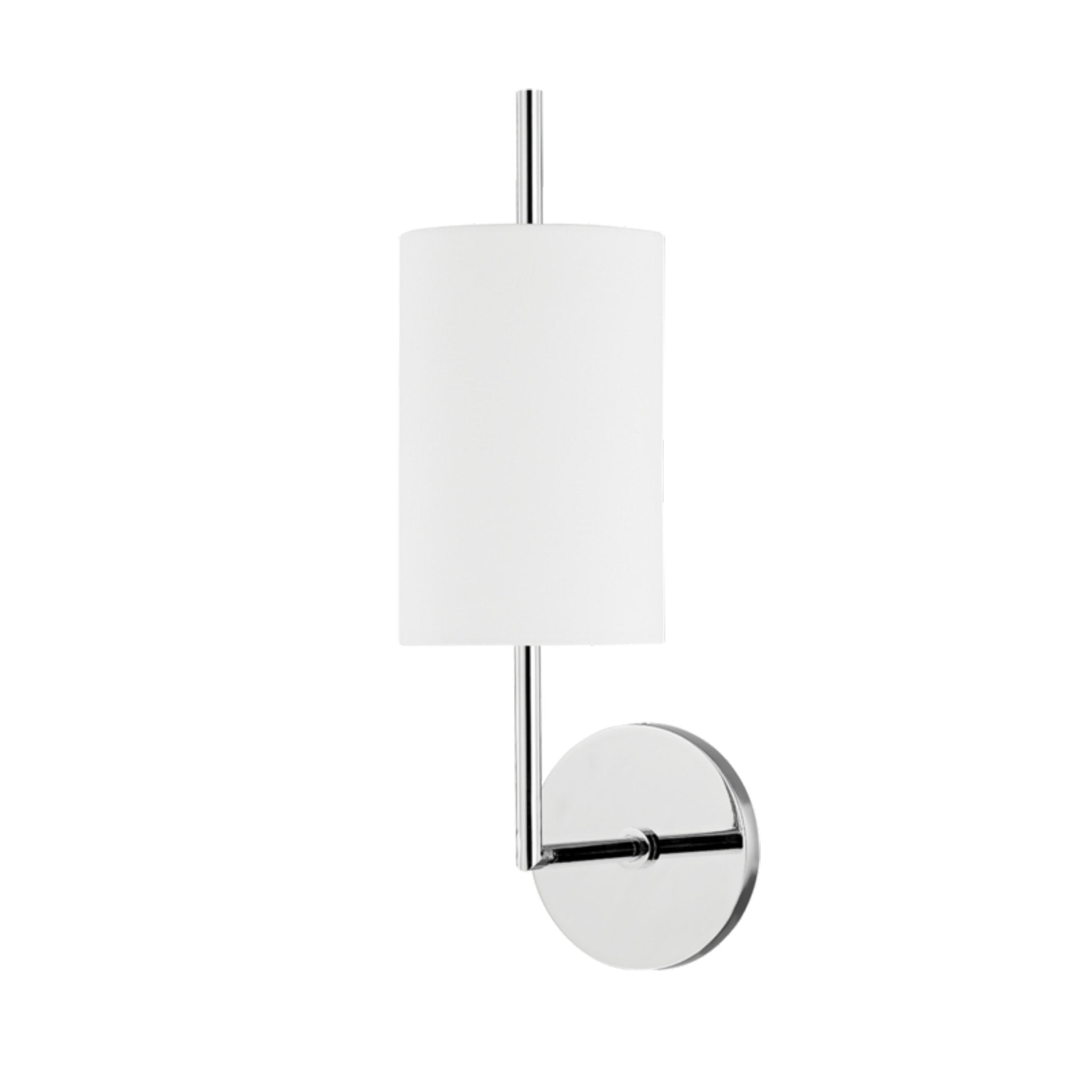 Molly 1 Light Wall Sconce in Polished Nickel
