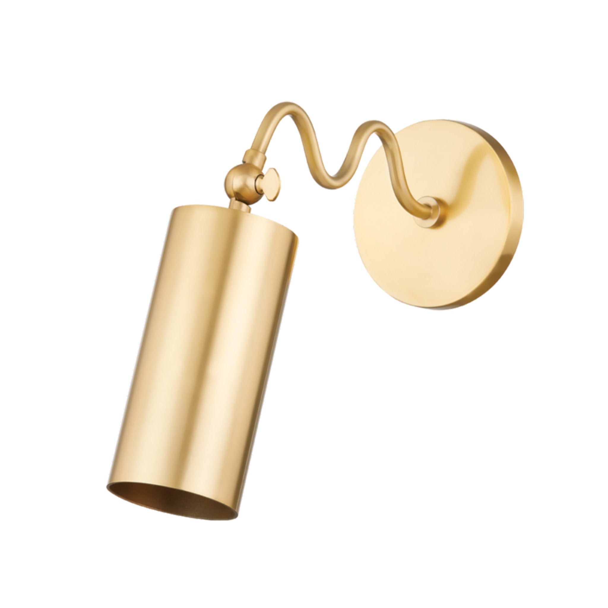 Bea 1-Light Wall Sconce in Aged Brass by Tali Roth 4.75W x 9.25H