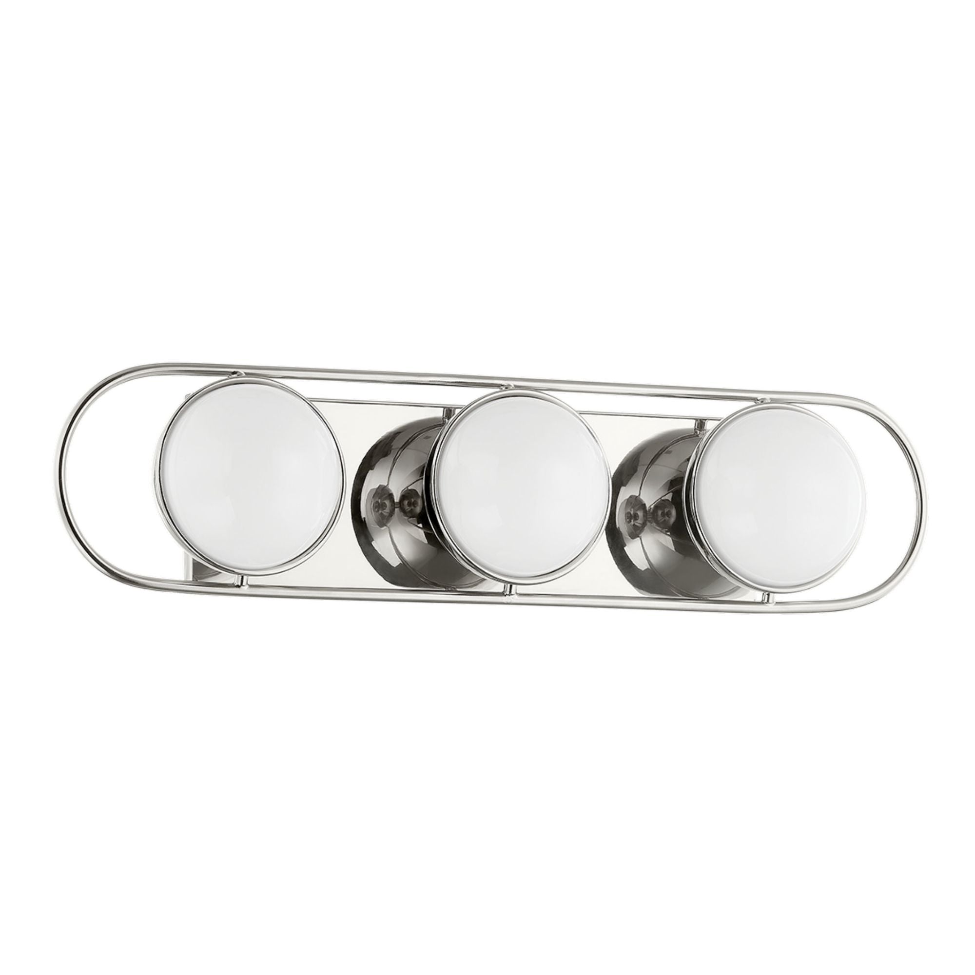 AMY 3-Light Bath and Vanity in  Polished Nickel 23L x 23W x 5.5H