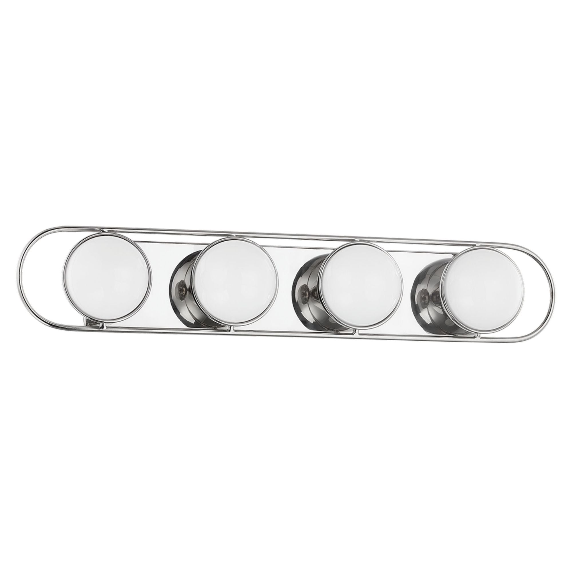 AMY 4-Light Bath and Vanity in  Polished Nickel 9.25L x 29.75W x 5.5H