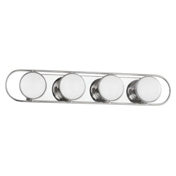 Amy 4 Light Bath and Vanity in Polished Nickel