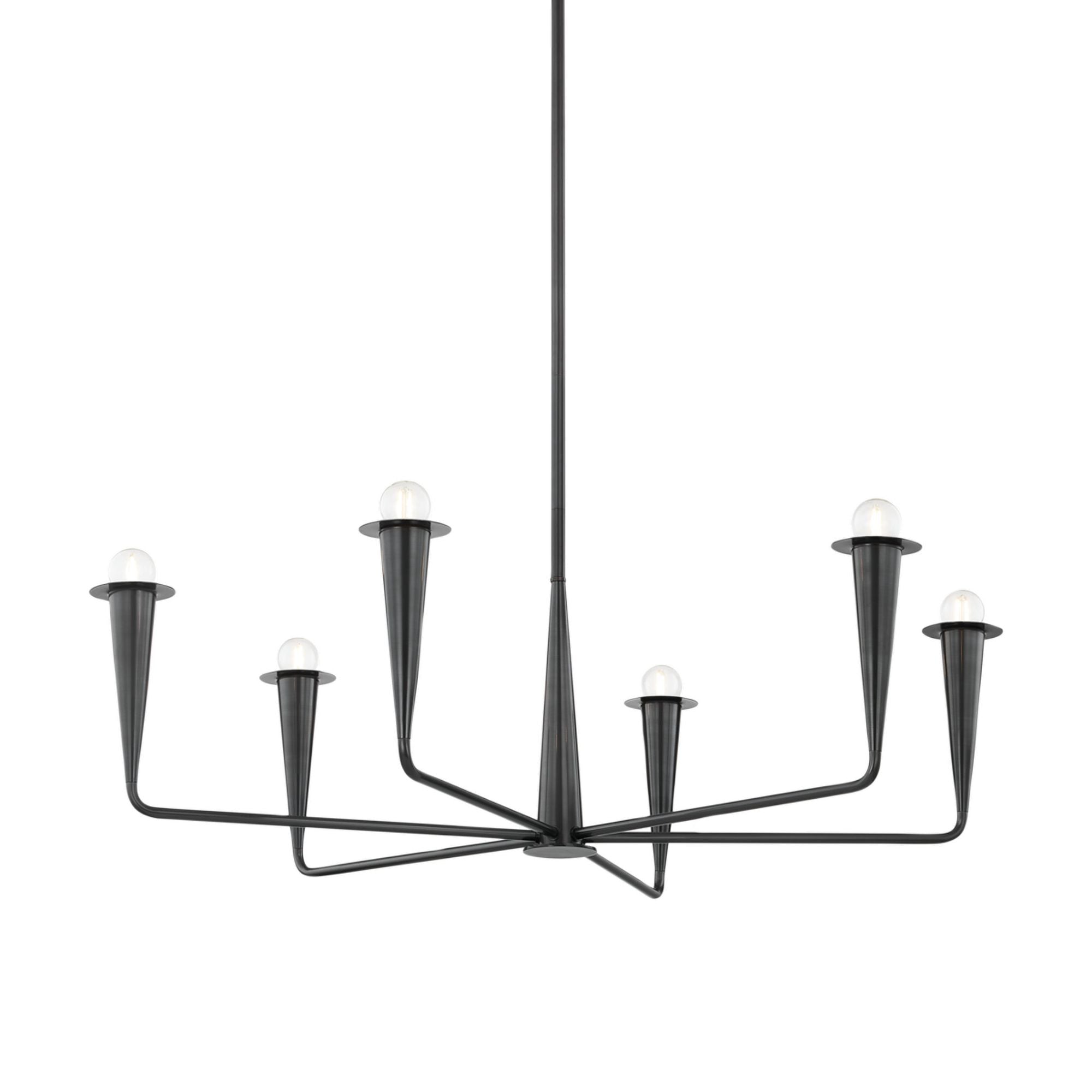 DANNA 6-Light Chandelier in  Old Bronze by  The Lifestyled Co 45L x 39.75W x 12H