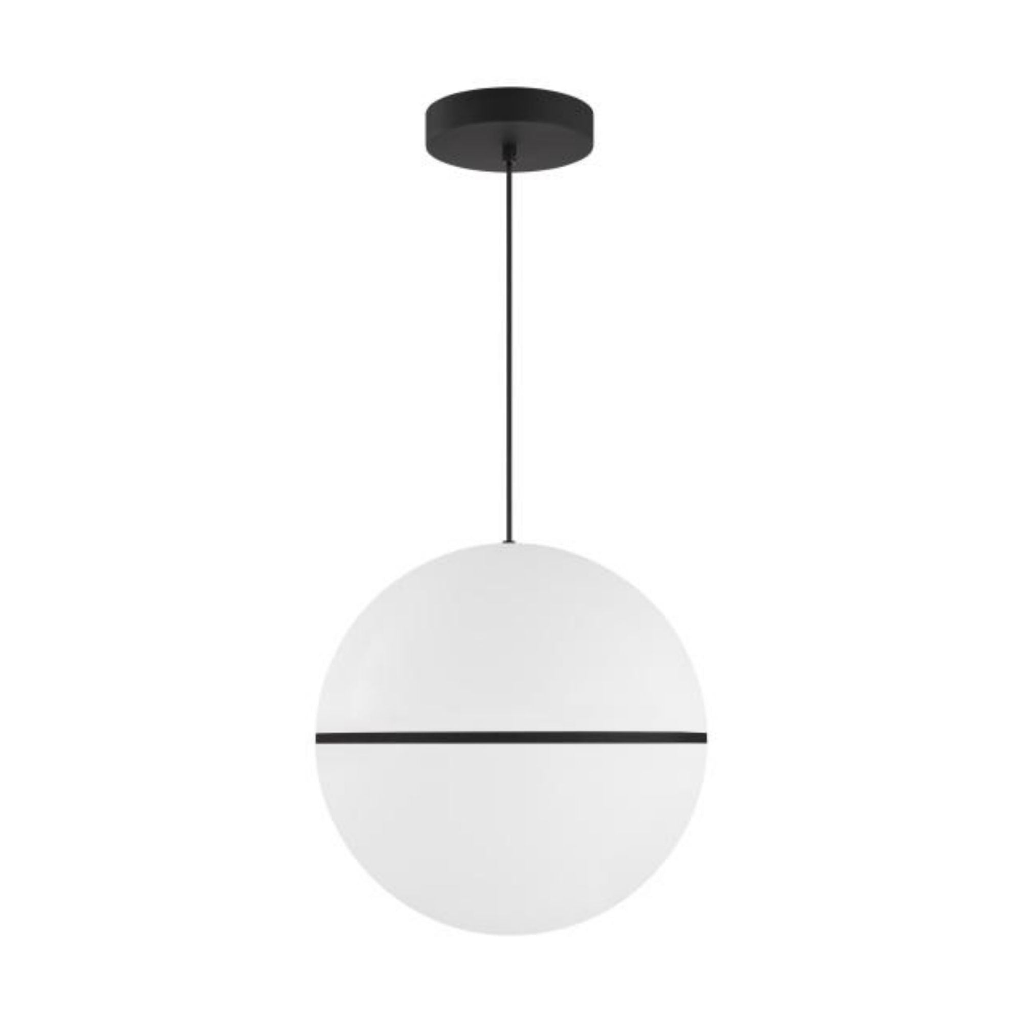Hanea X-Large Pendant Line-Voltage Pendants/Suspension 1-Light LED 3000K Nightshade Black by Sean Lavin