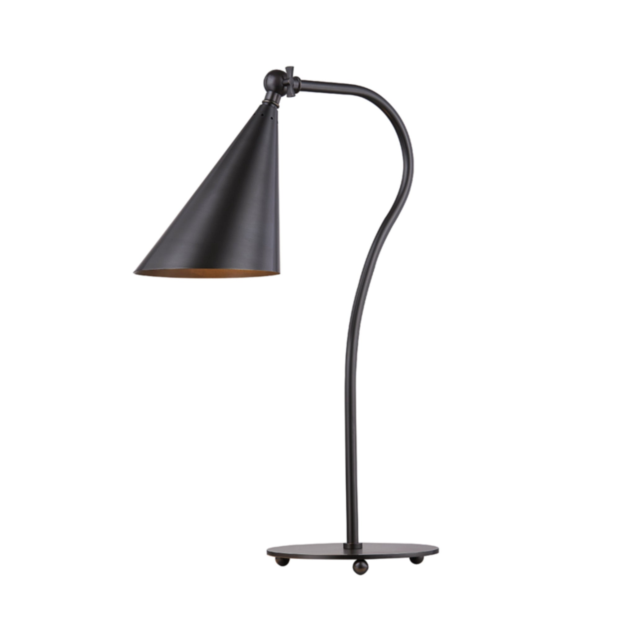 Lupe 1-Light Table Lamp in Old Bronze