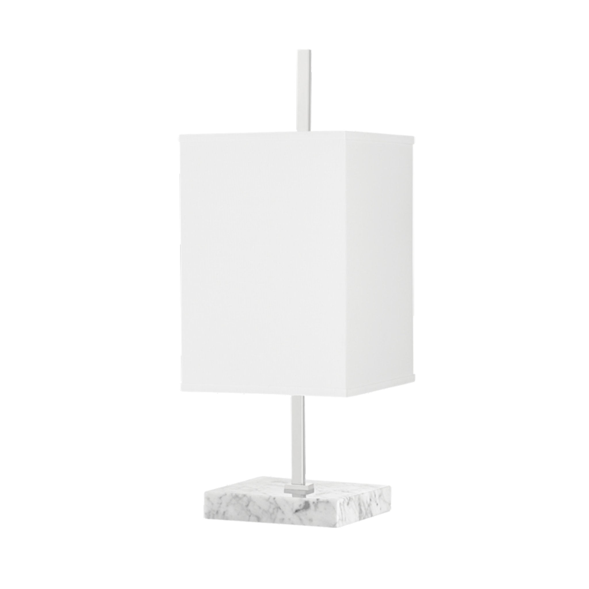 Mikaela 1-Light Table Lamp in Polished Nickel