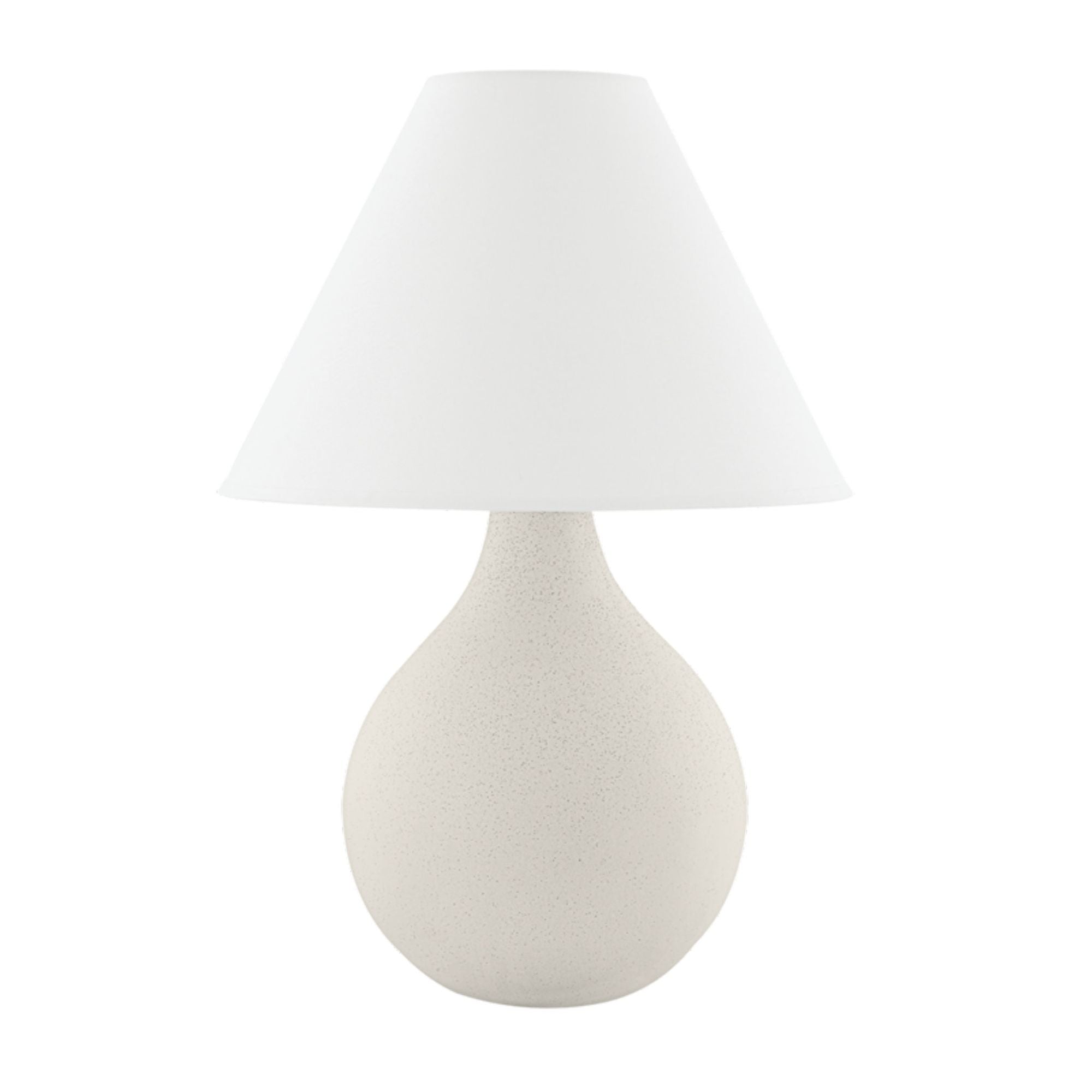 Helena 1-Light Table Lamp in Aged Brass/Ceramic Matte White Speck by Zio & Sons