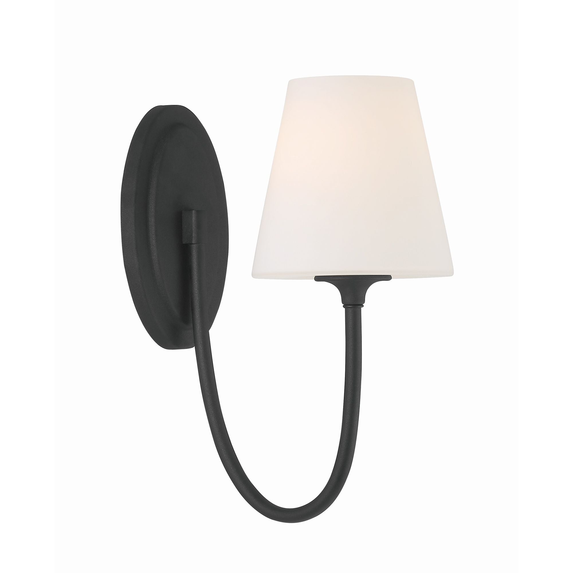 Juno 6'' Black Forged Sconce Black 6"W x 13"H x 10.25"D