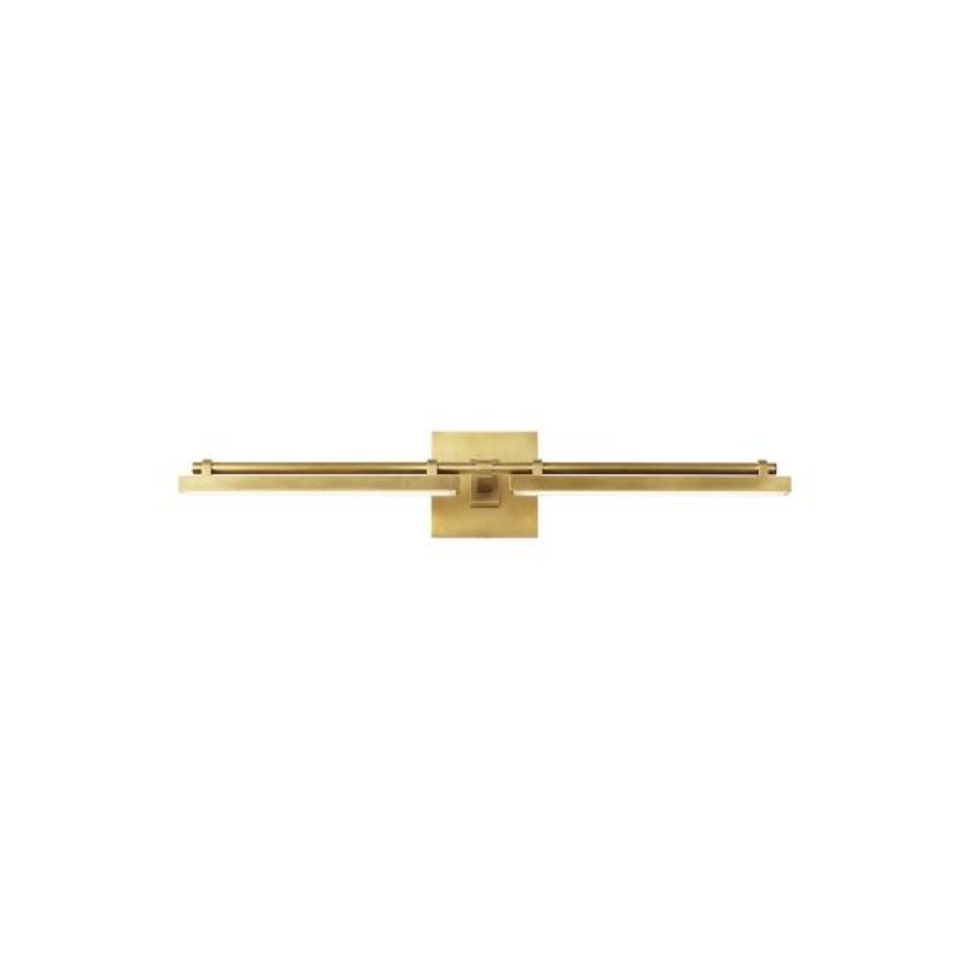 Kal Medium Vanity Bath Collection 1-Light LED 3000K Natural Brass by Sean Lavin