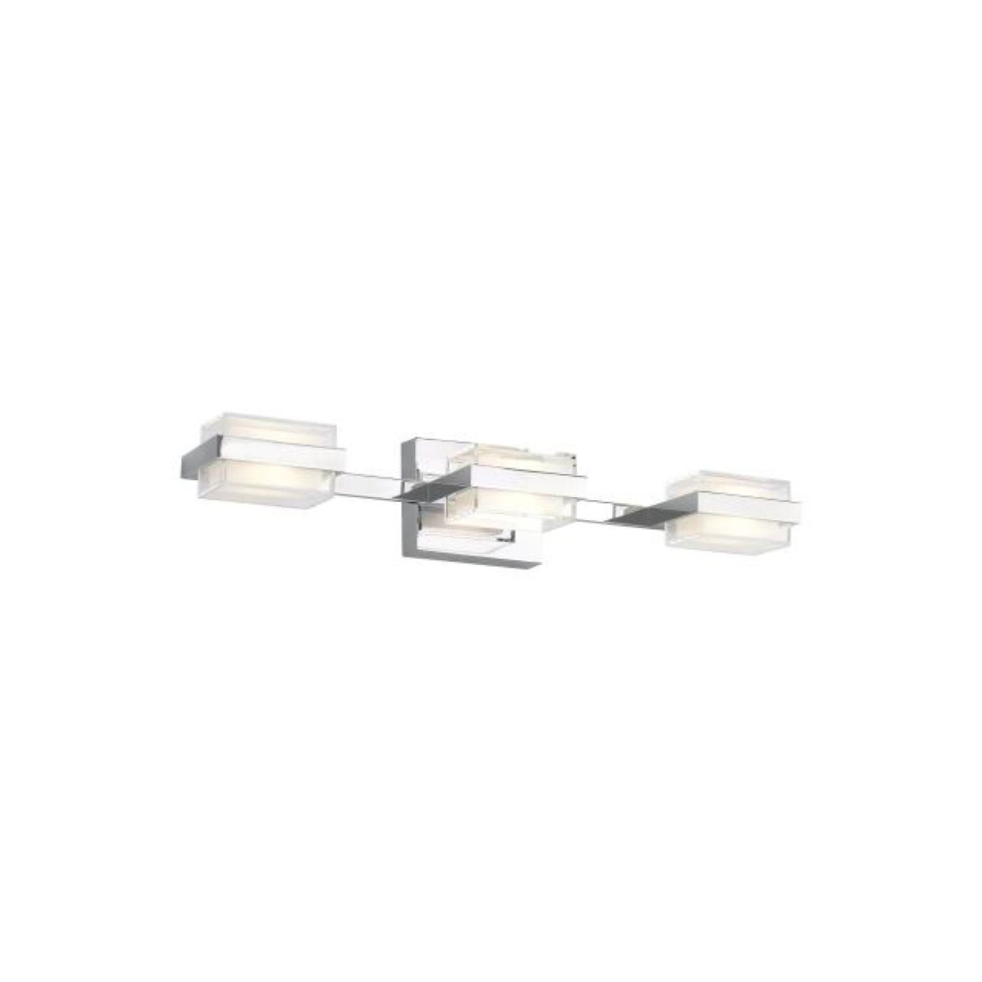 Kamden 3-Light Bath Bath Collection 3-Light LED 3000K Chrome by Sean Lavin