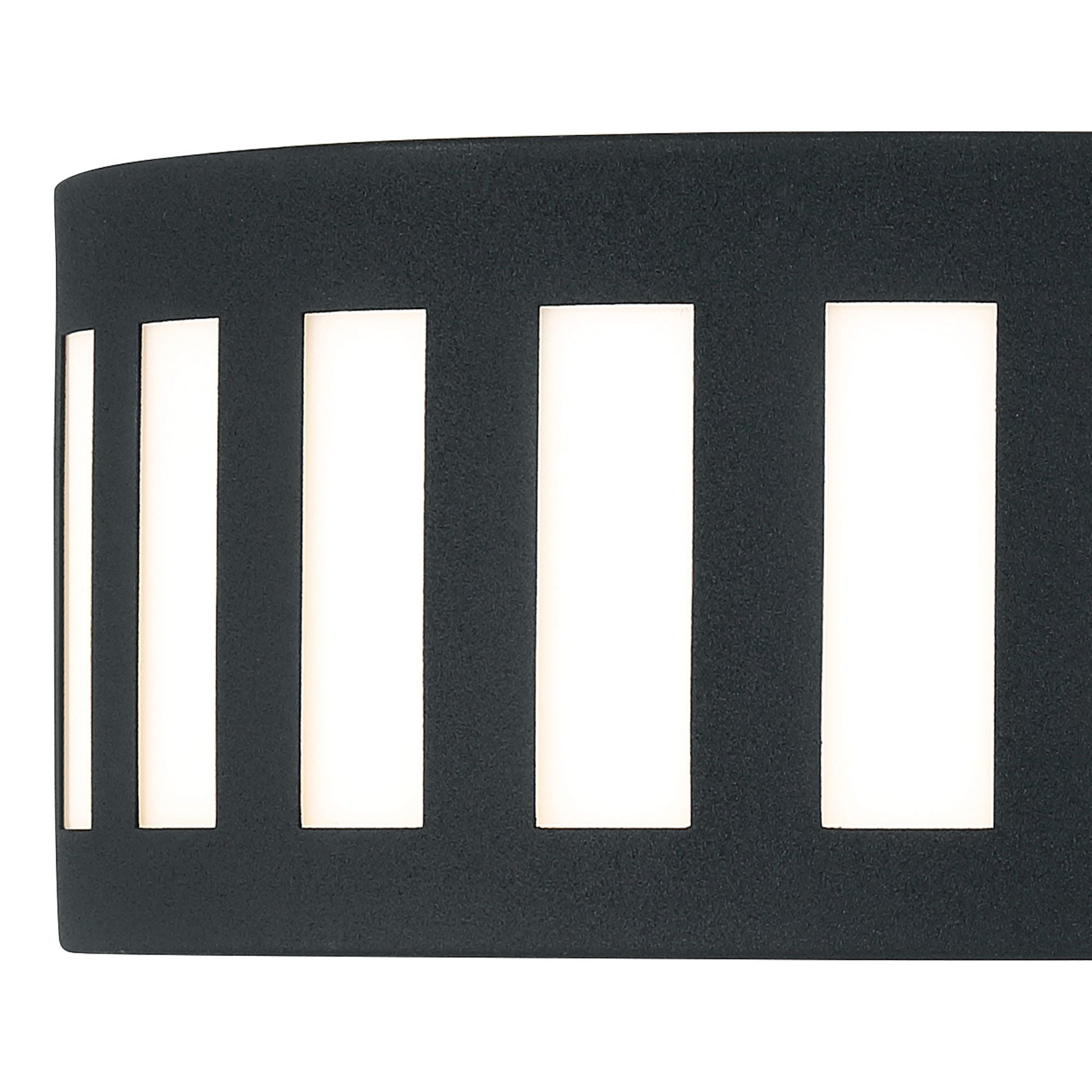 Kendal 3 Light Black Forged Flush Mount 14"W x 5"H x 14"D