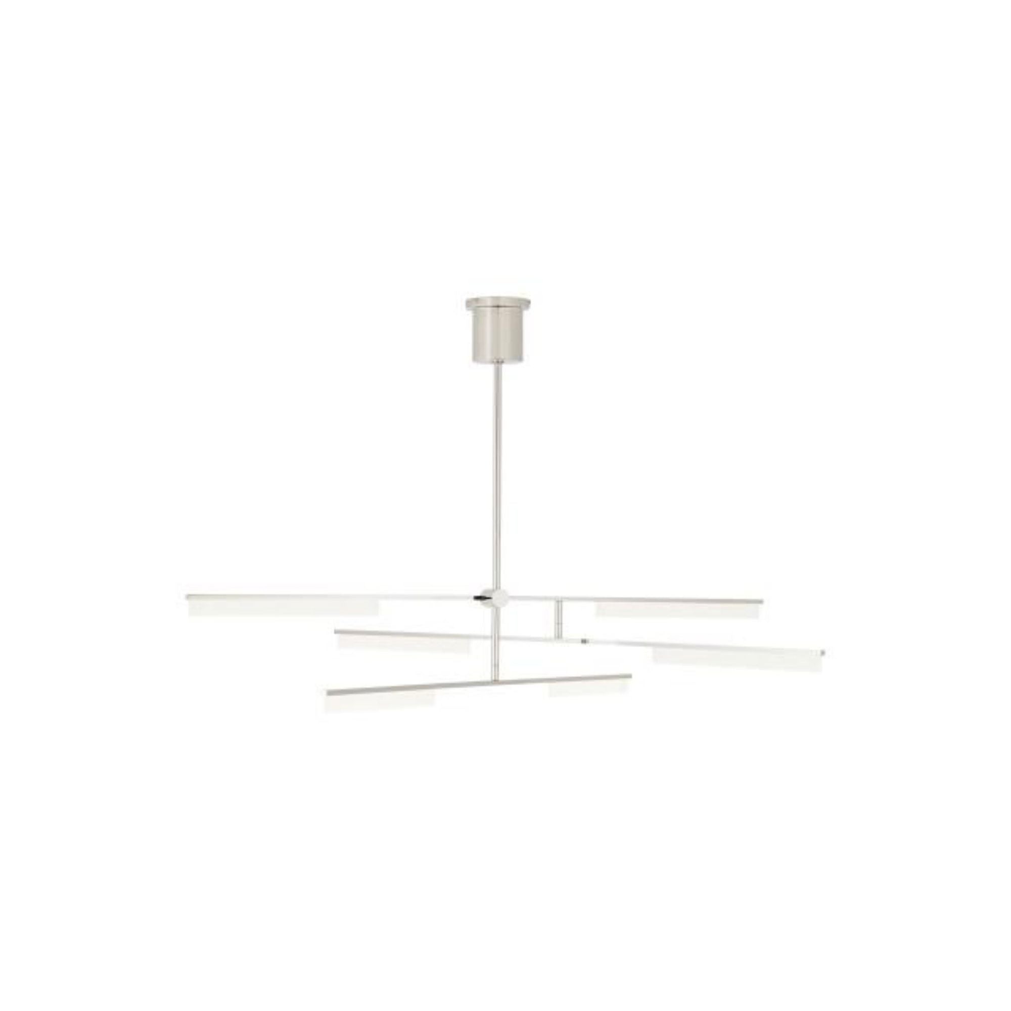 Klee 6-Light Chandelier Chandeliers 3-Light LED 3000K Polished Nickel by Sean Lavin