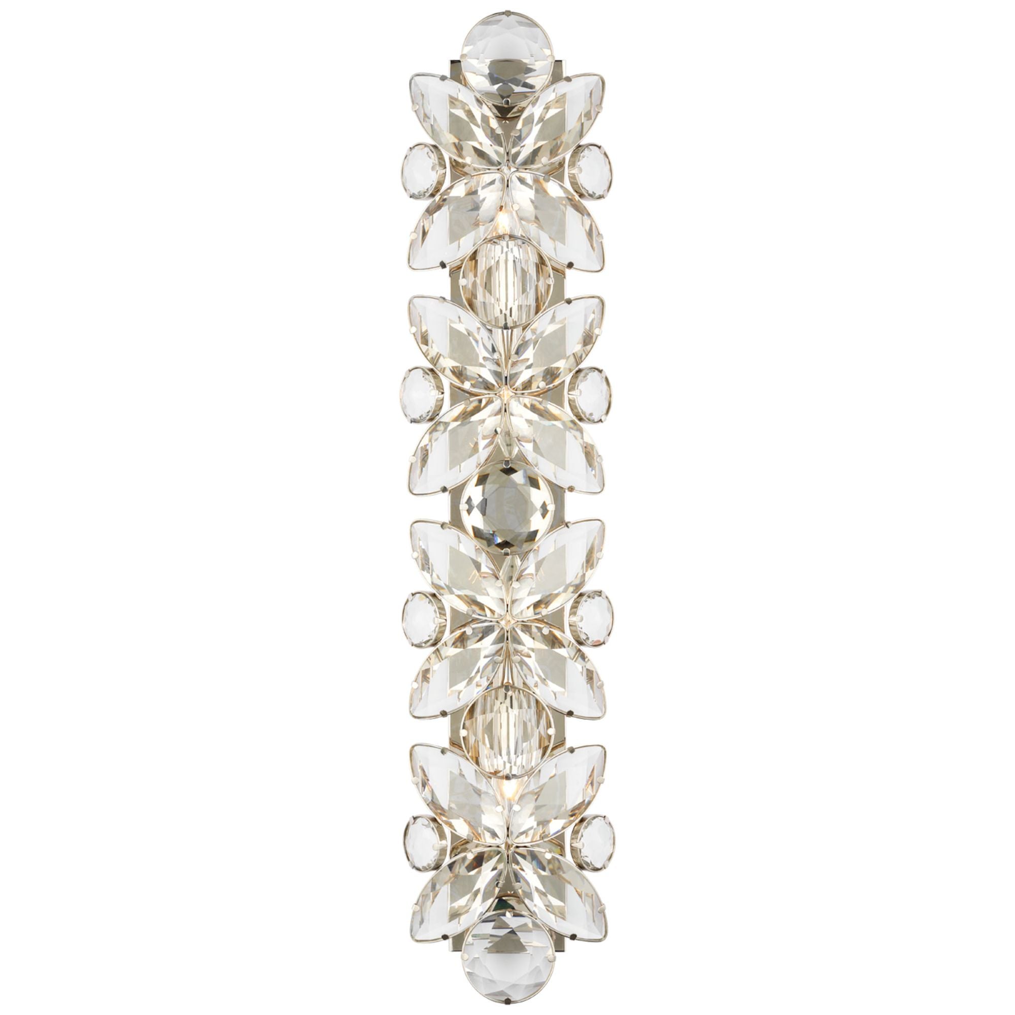 kate spade new york Lloyd 33" Sconce in Polished Nickel with Crystal