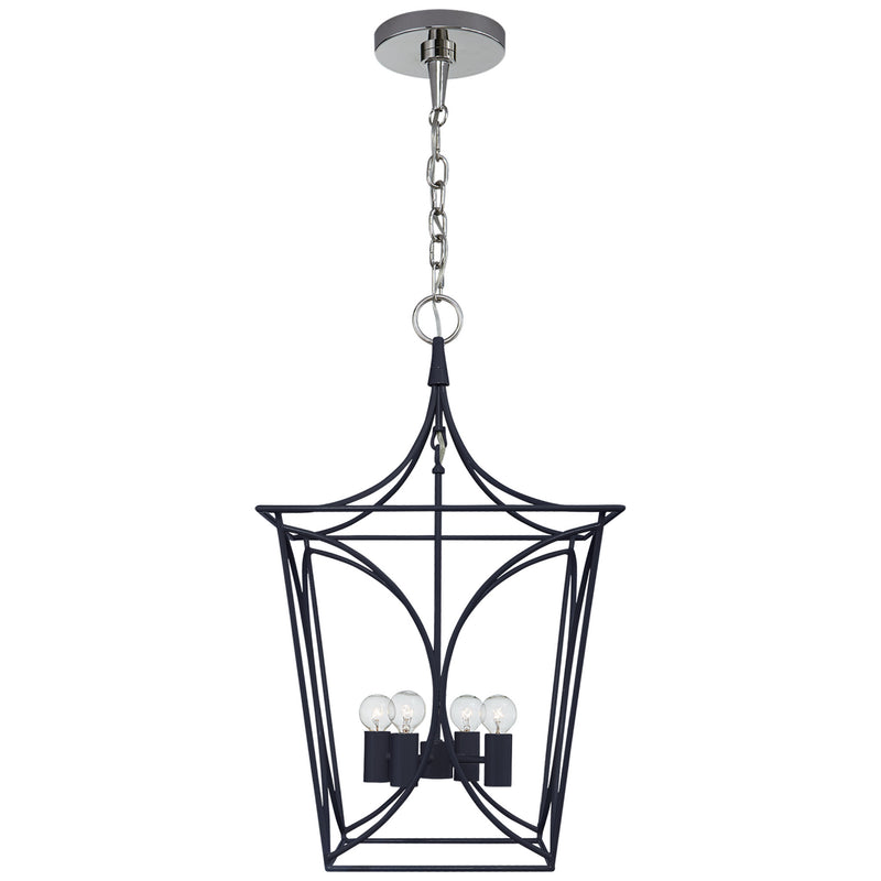 kate spade new york Cavanagh Small Lantern in French Navy and Polished Nickel