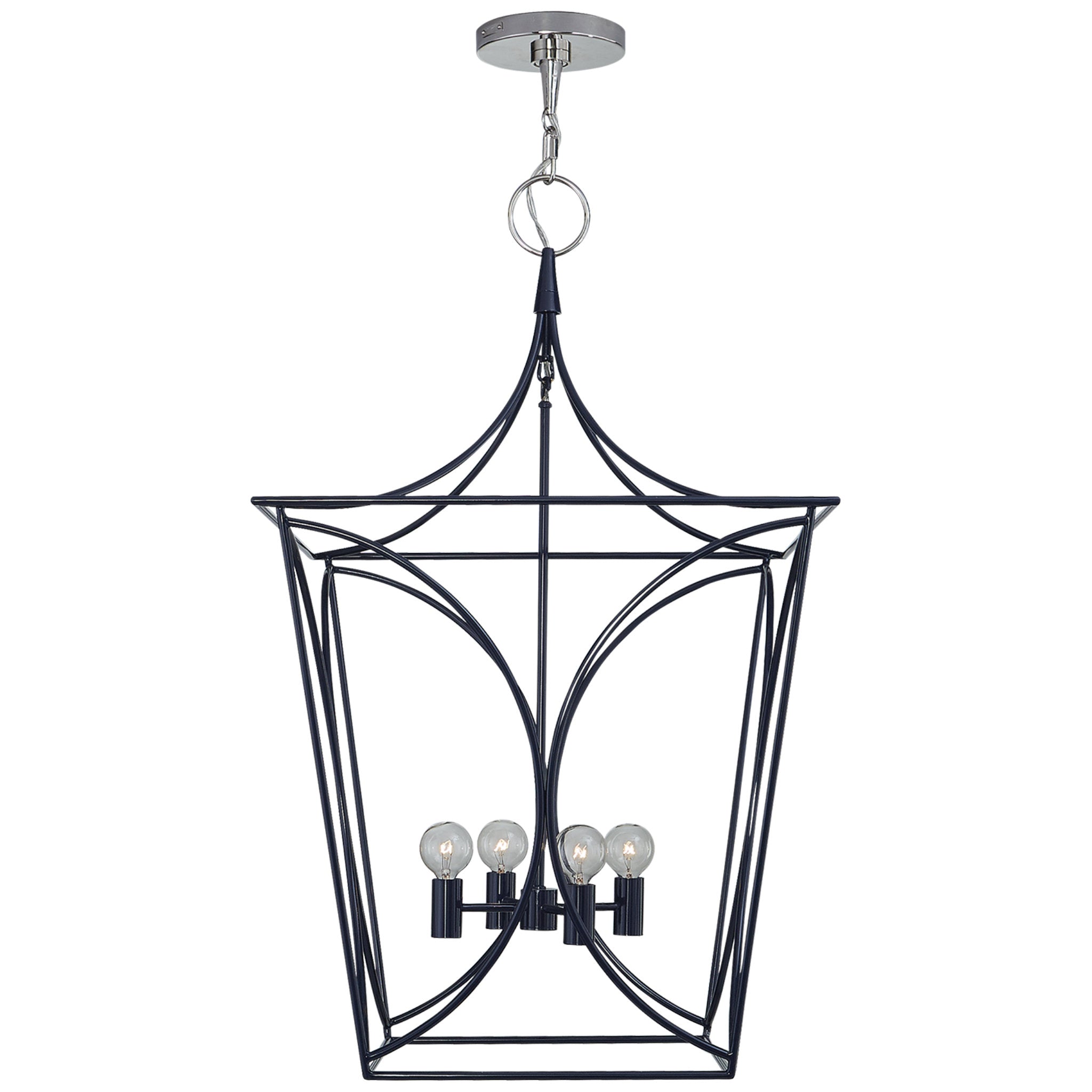 kate spade new york Cavanagh Medium Lantern in French Navy and Polished Nickel
