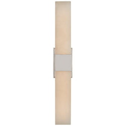 Kelly Wearstler Covet Double Box Sconce in Polished Nickel with Alabaster