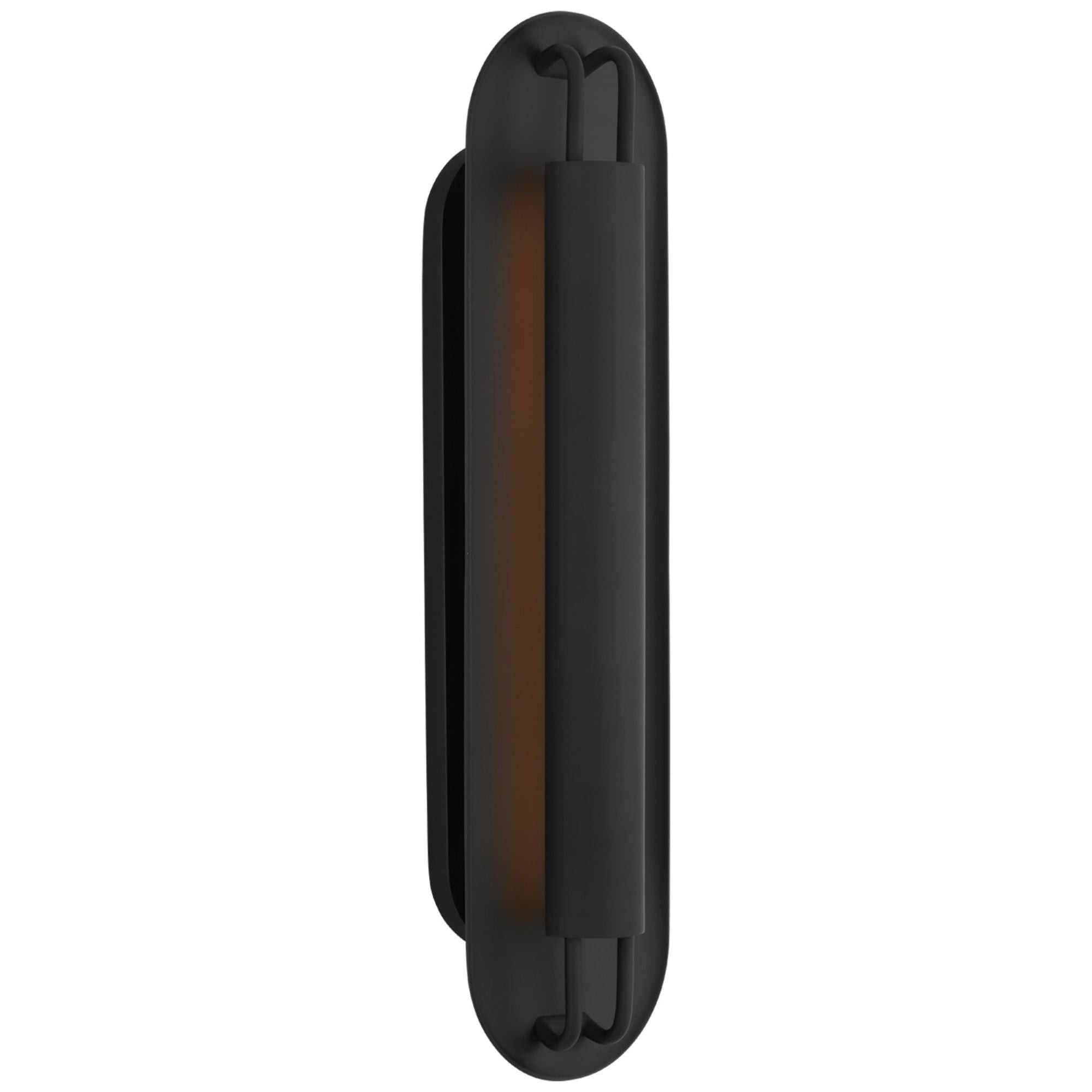 Kelly Wearstler Teline 24" Oval Sconce in Matte Black Wall Light W6" x H24"