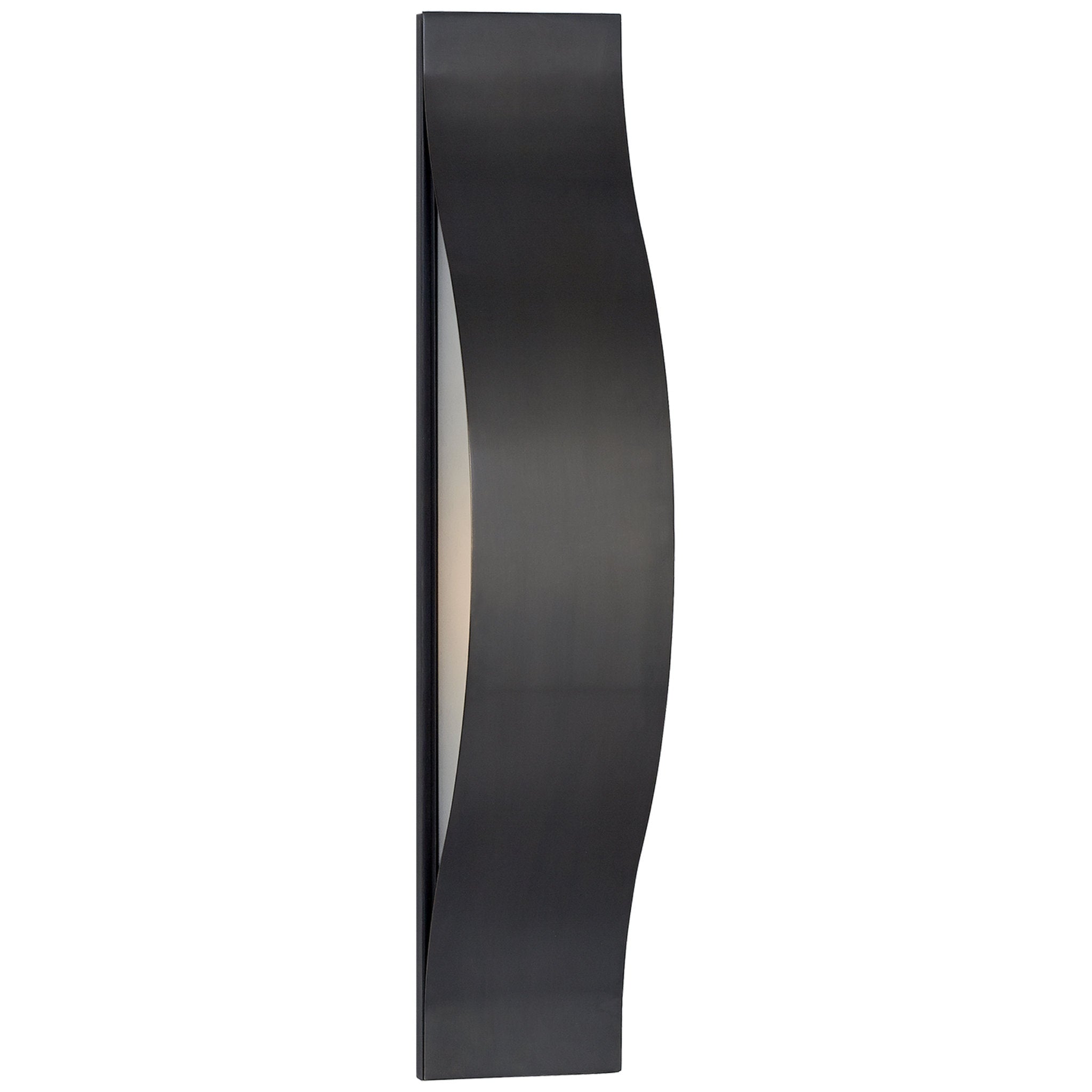 Kelly Wearstler Avant Medium Linear Sconce in Bronze with Frosted Glass