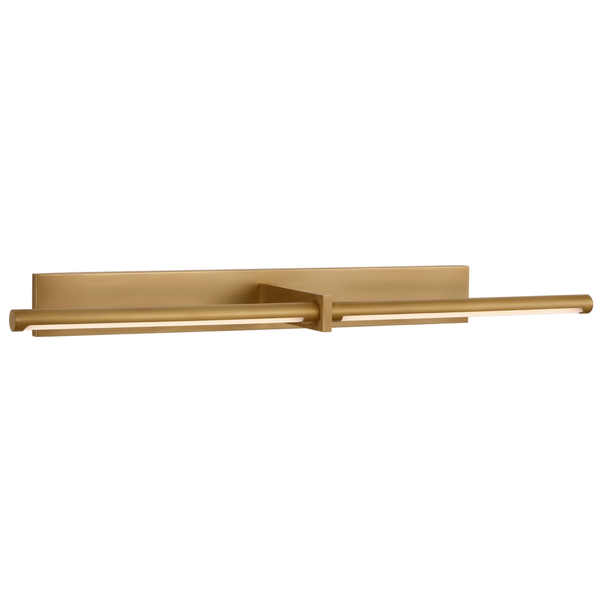Kelly Wearstler Axis 30" Picture Light in Antique-Burnished Brass Wall Light W30" x H3"
