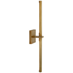 Kelly Wearstler Axis Large Linear Sconce in Antique-Burnished Brass