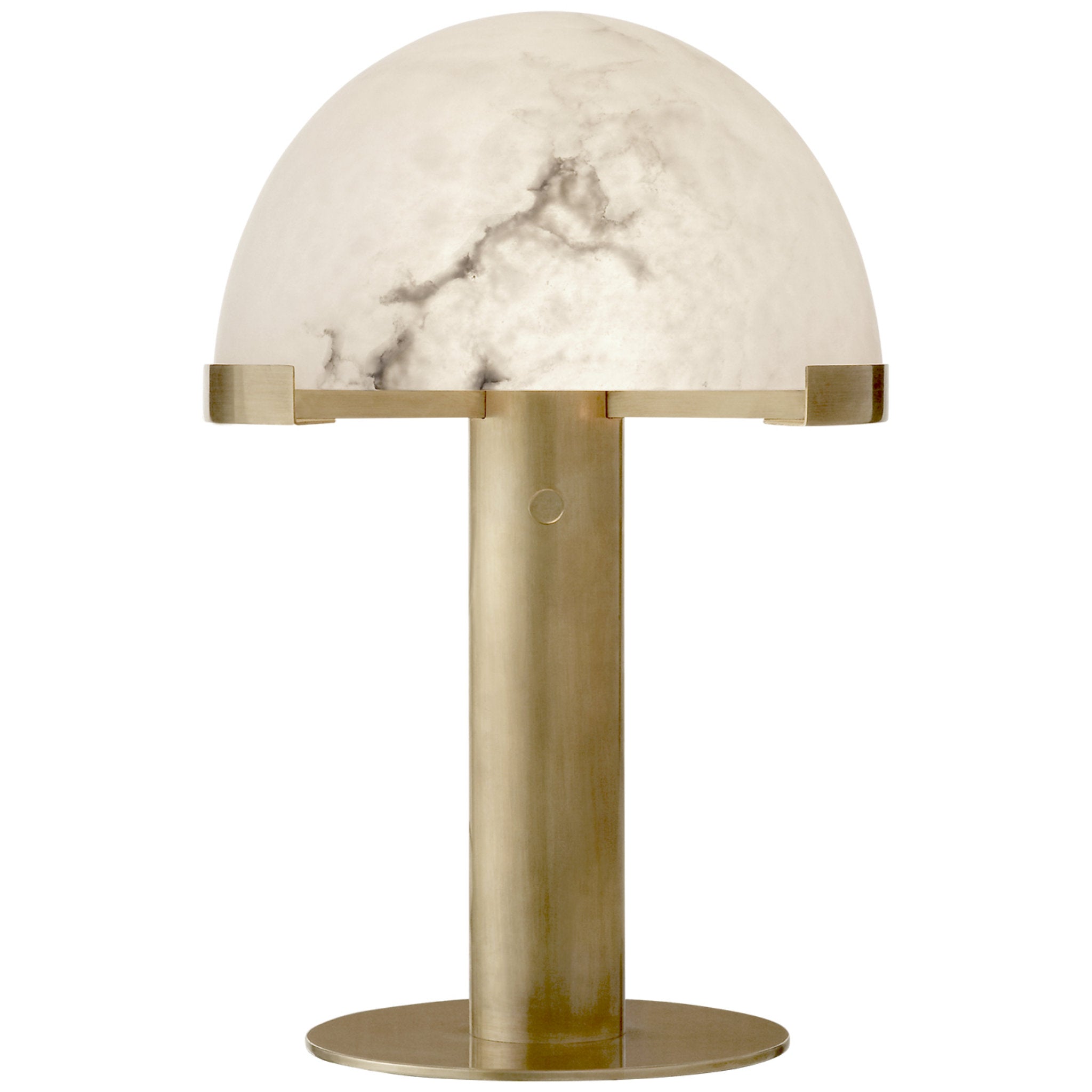 Kelly Wearstler Melange Desk Lamp in Antique-Burnished Brass with Alabaster Shade