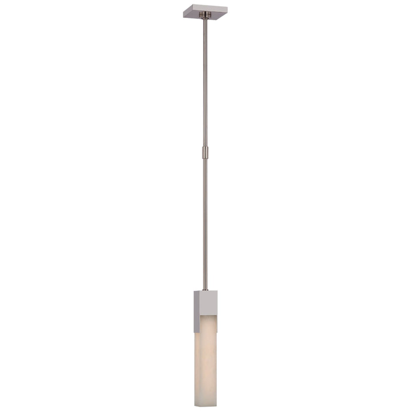 Kelly Wearstler Covet Mini Pendant in Polished Nickel with Alabaster