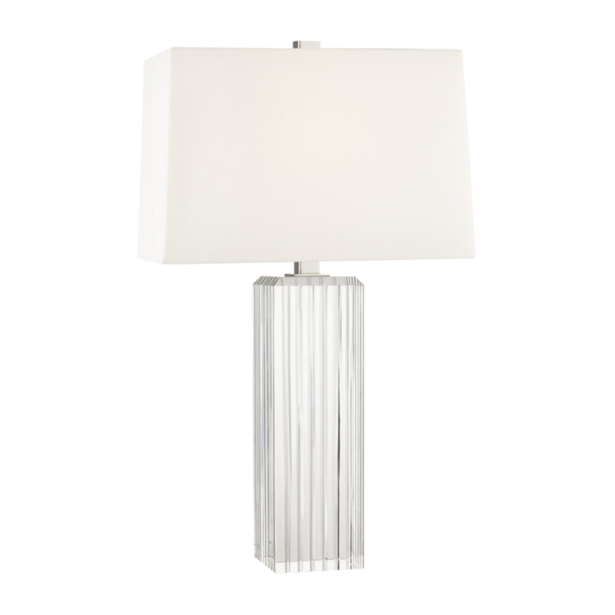 Hague 1 Light Table Lamp in Polished Nickel