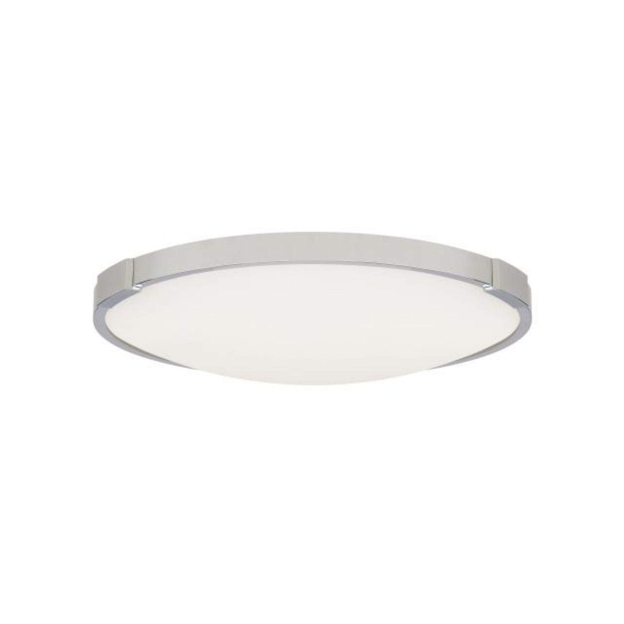 Lance 13 Flush Mount Flush & Semi-Flush Mount 1-Light LED 2700K Chrome by Sean Lavin