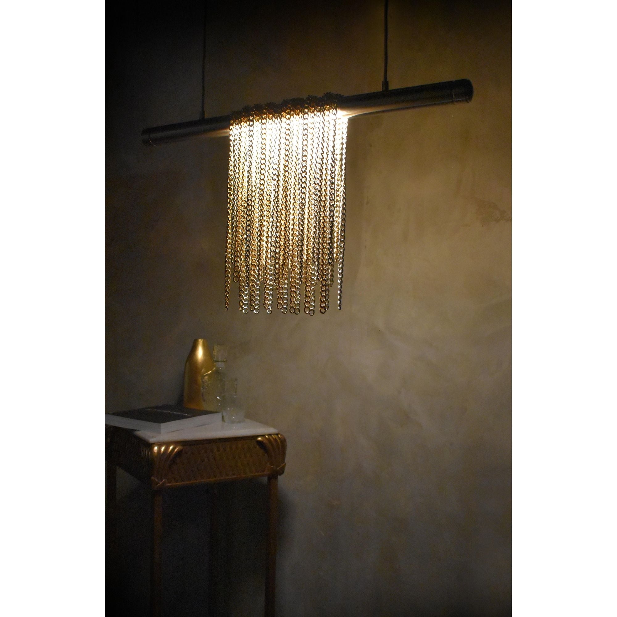 Studio M SM23769SNPG Trapeze 2-Light Pendant in Satin Nickel