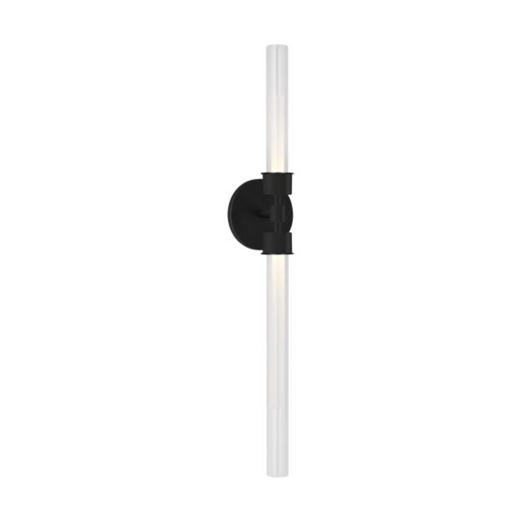 Linger Wall/Bath Line-Voltage Pendants/Suspension 2-Light LED 3000K Nightshade Black by Sean Lavin