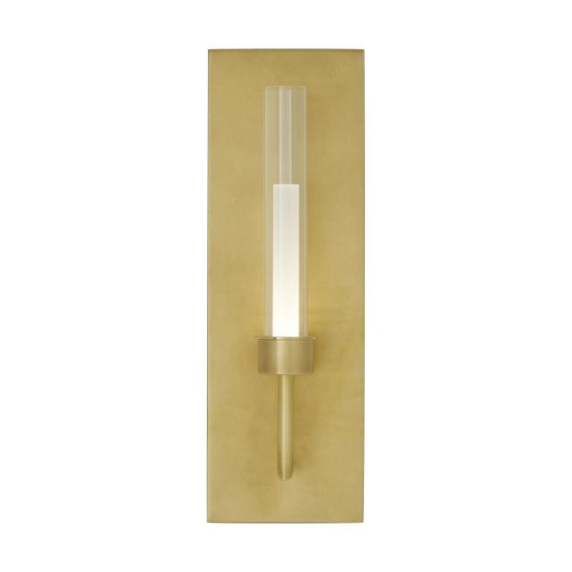 Linger Wall Wall Collection 1-Light LED 3000K Natural Brass by Sean Lavin