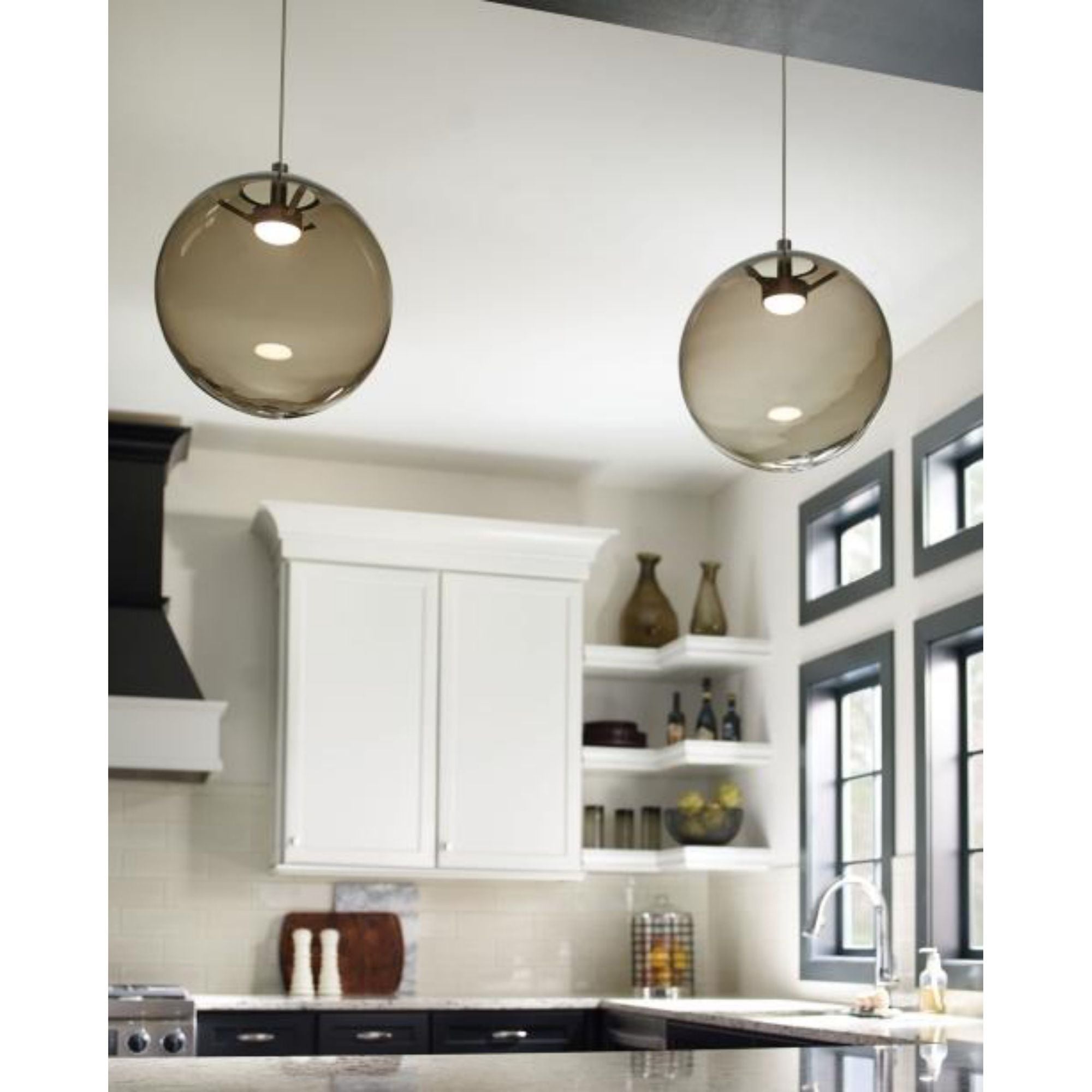 Palona Pendant Line-Voltage Pendants/Suspension 1-Light Aged Brass by Sean Lavin