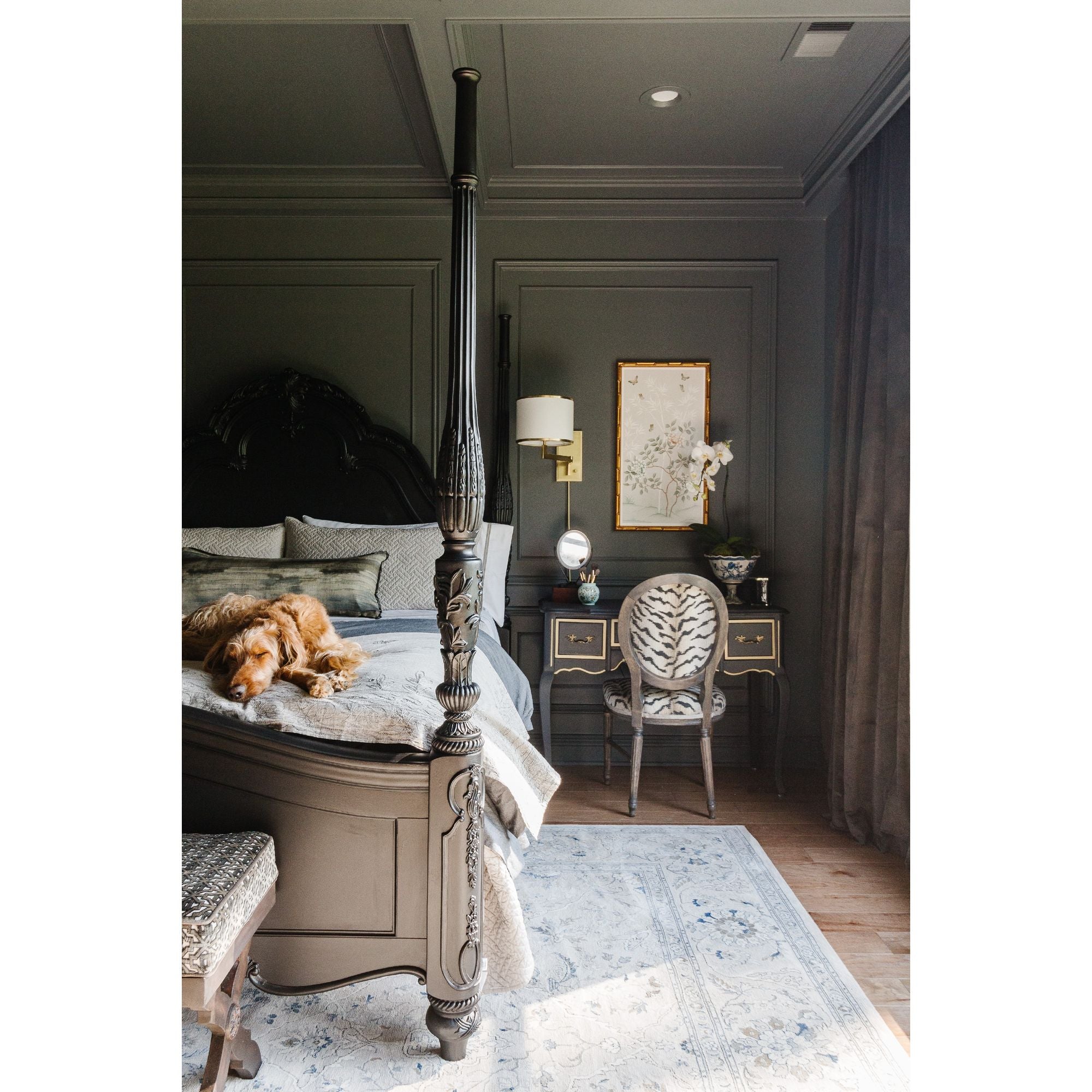 Madison 1 Light Aged Brass Swing Arm Sconce Silk Shade 10"W x 13"H x 21.25"D