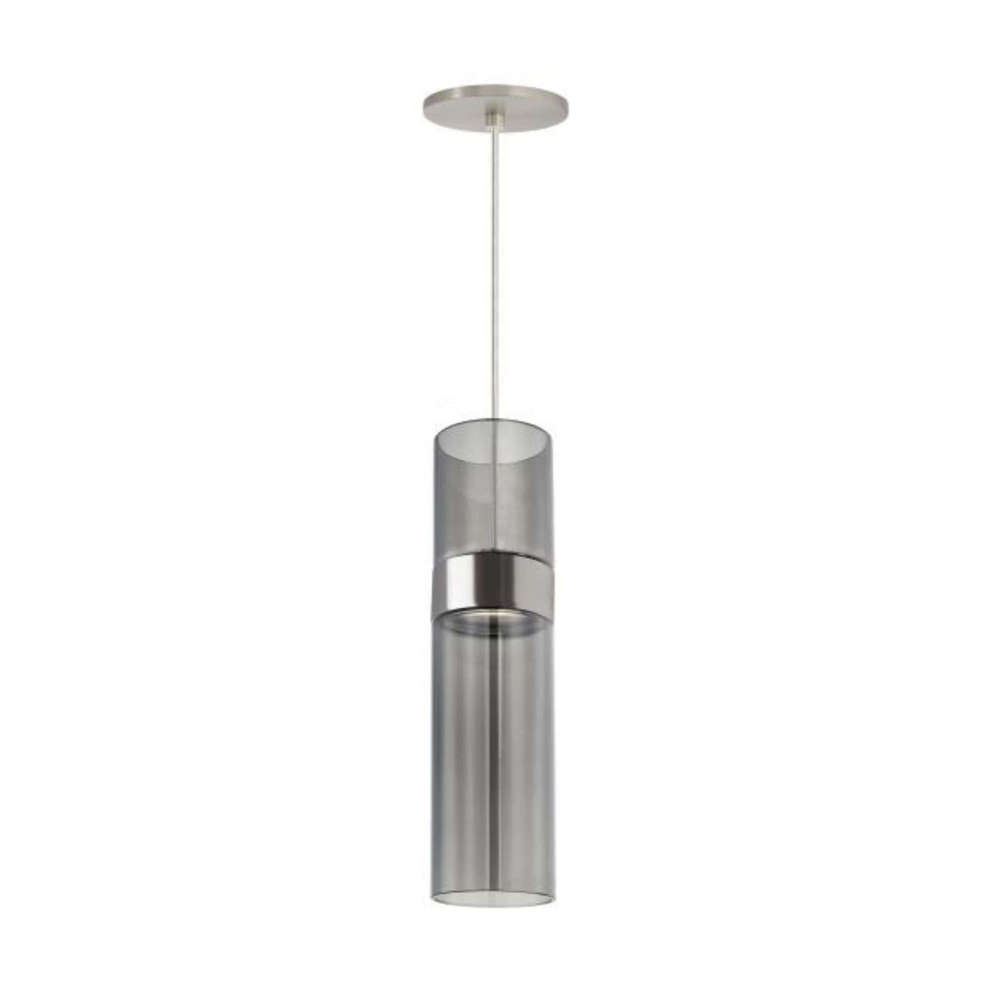 Manette Medium Pendant Line-Voltage Pendants/Suspension 1-Light LED 3000K Satin Nickel by Sean Lavin