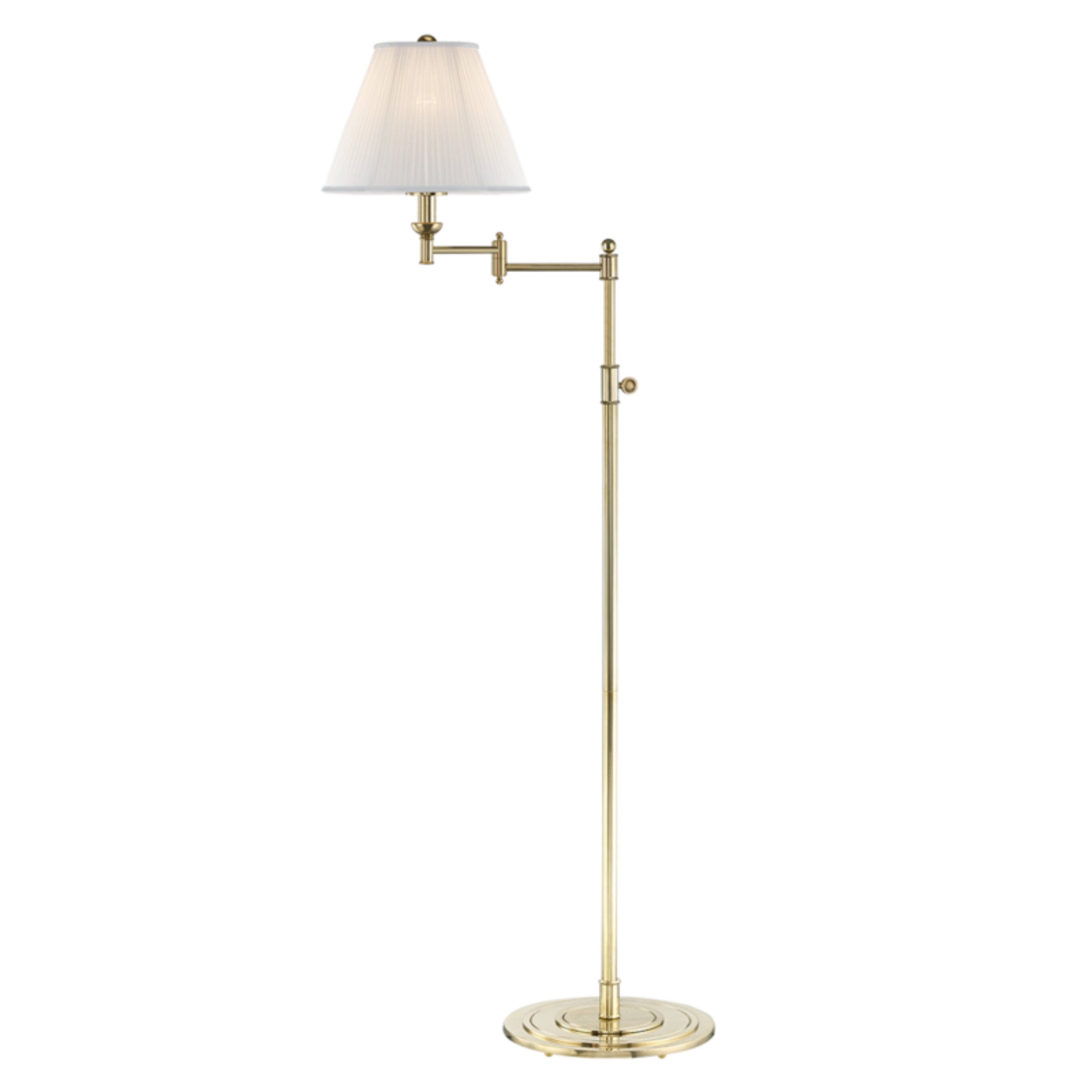 Signature No.1 1 Light Floor Lamp in Aged Brass by Mark D. Sikes