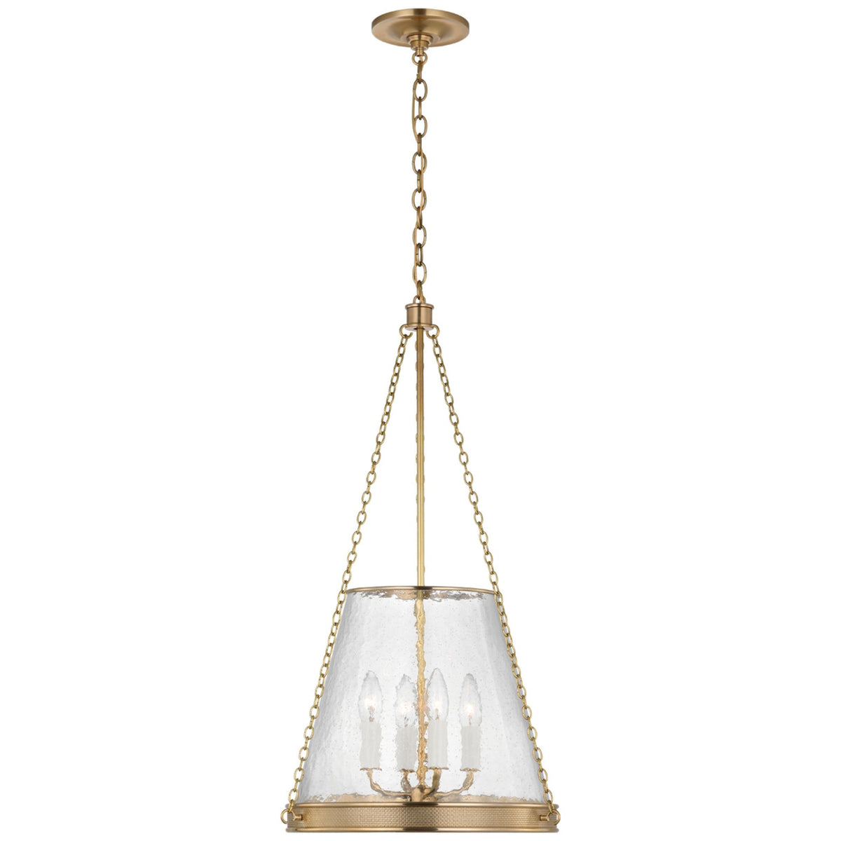 Livex Lighting Milania Antique Brass Four Light Convertible Chain-909241