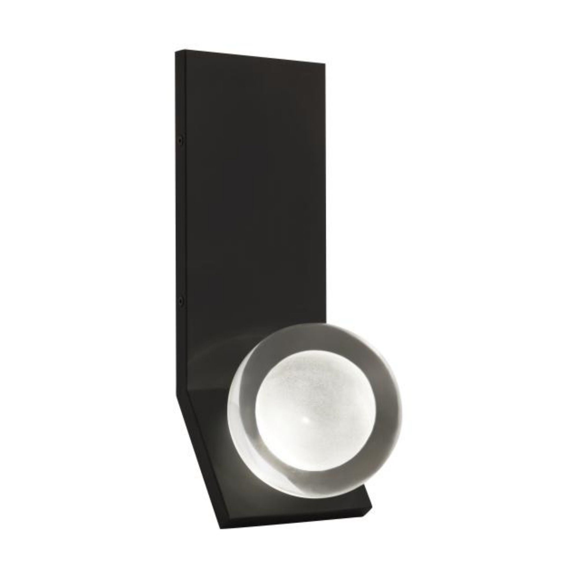 Mina Wall Wall Collection 1-Light LED 3000K Nightshade Black by Sean Lavin