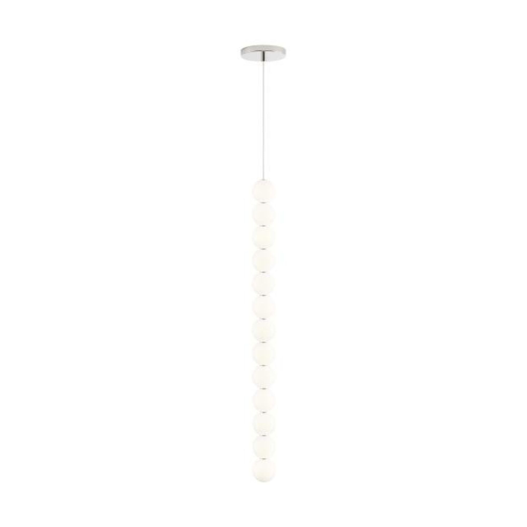 Orbet 13-Light Pendant Line-Voltage Pendants/Suspension 1-Light LED 2700K Polished Nickel by Sean Lavin