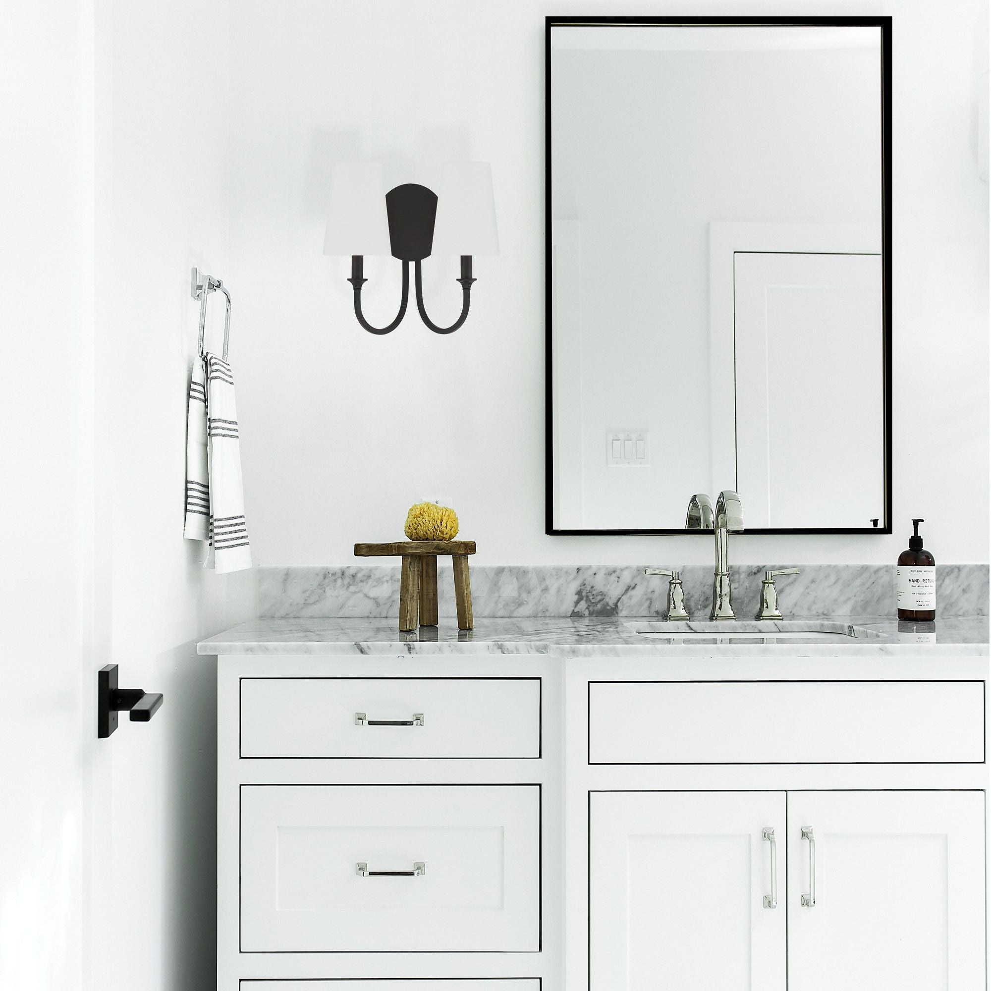 Payton 13.5'' Black Forged Sconce Black 13.5"W x 11.75"H x 6"D