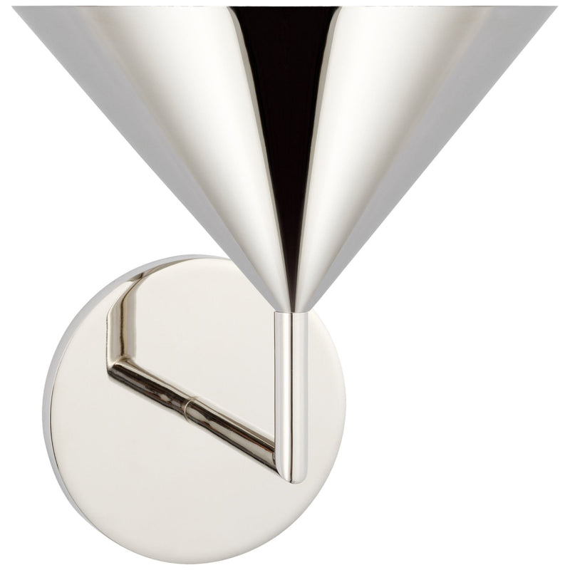 Paloma Contreras Orsay Small Single Sconce in Polished Nickel