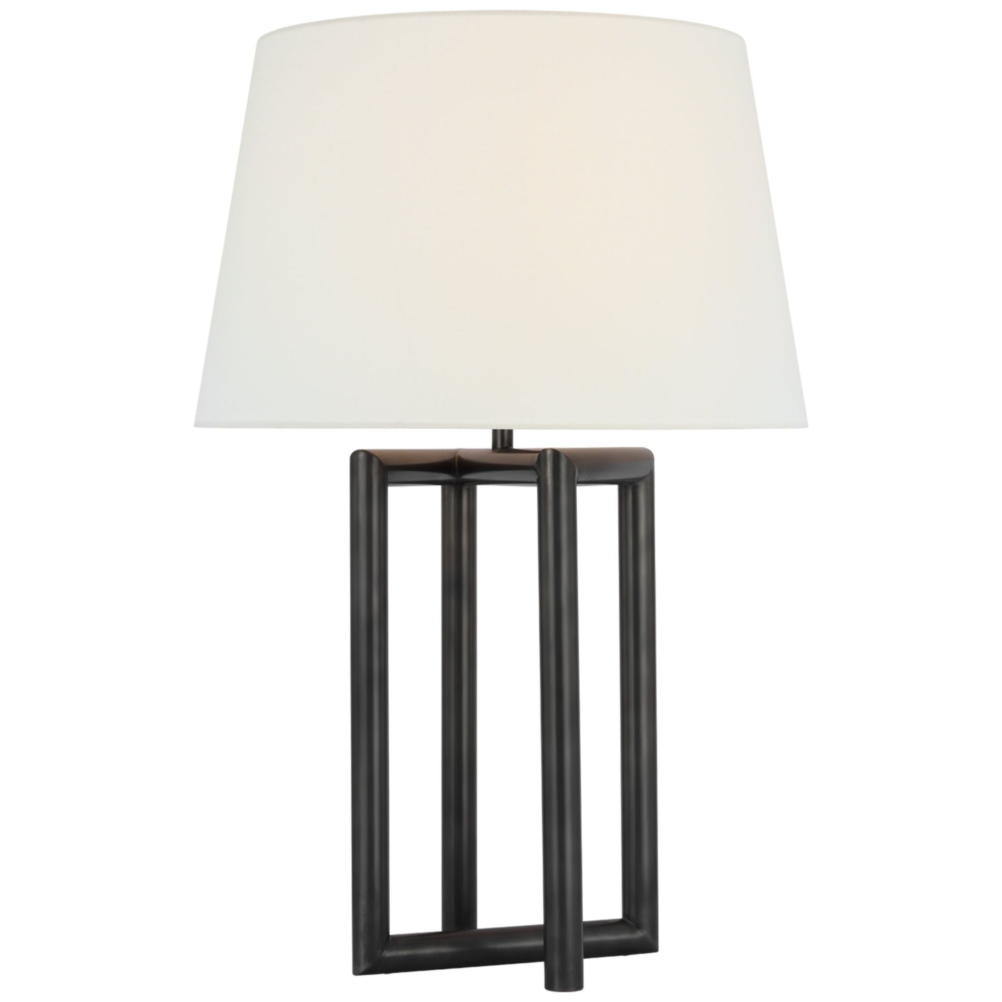 Paloma Contreras Concorde Large Table Lamp in Bronze with Linen Shade