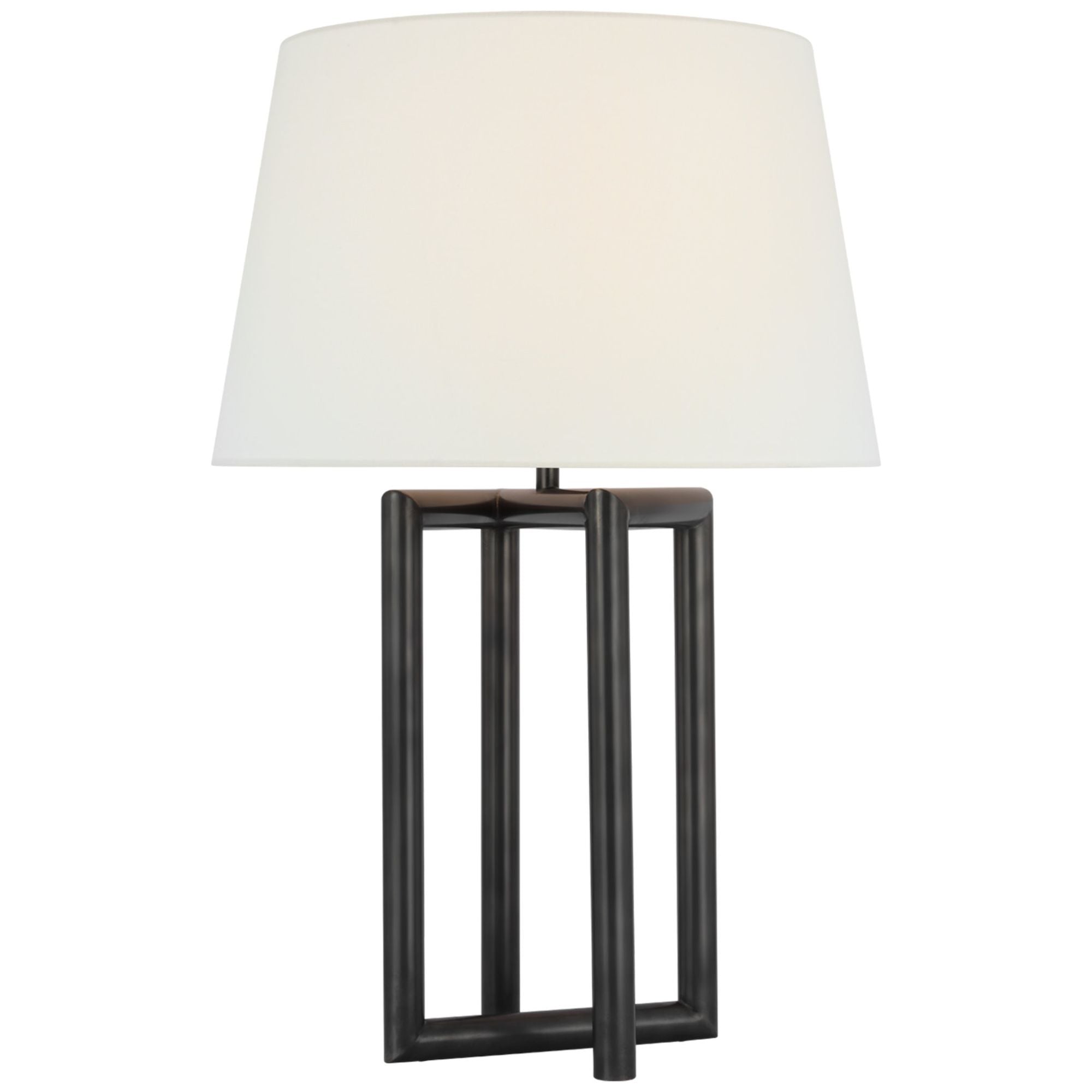 Paloma Contreras Concorde Large Table Lamp in Bronze with Linen Shade W20" x H30.75"