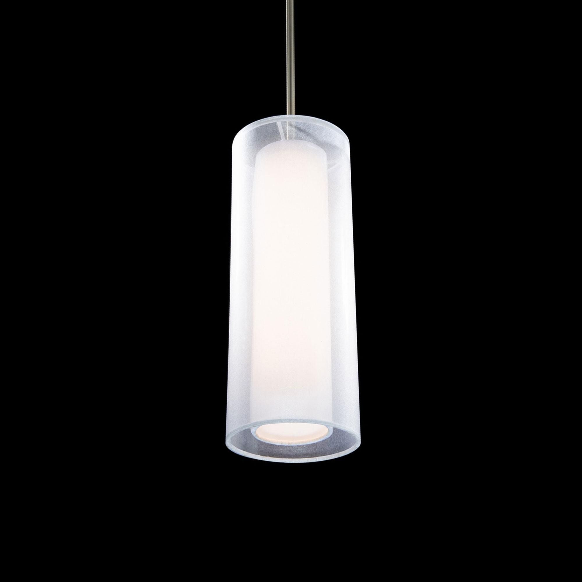 Metropolis 13in LED Mini Pendant 3000K in Brushed Nickel