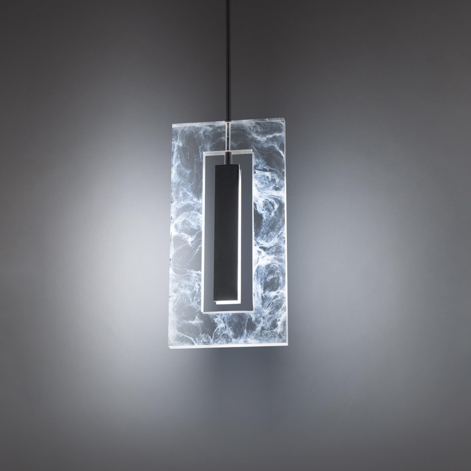Cambria 8in LED Mini Pendant 3000K in Black