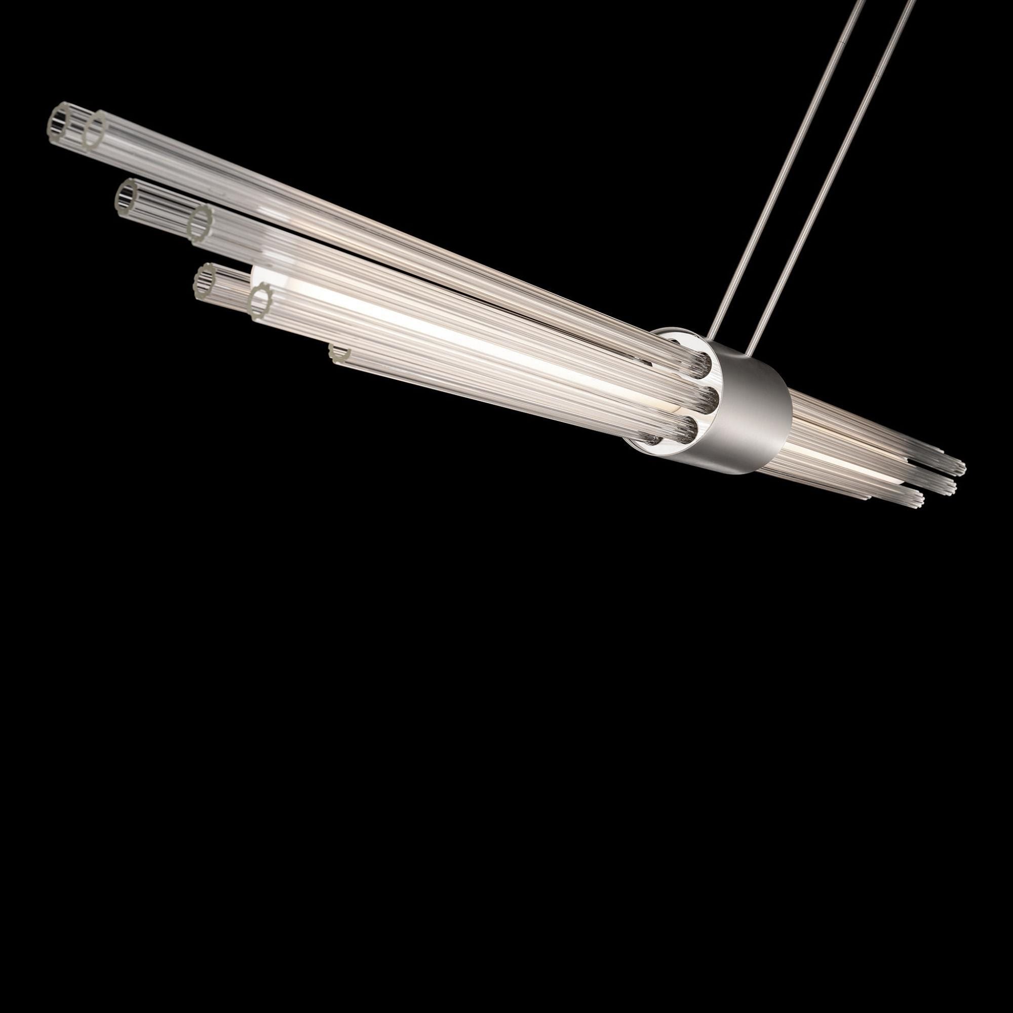 Luzerne 56in LED Linear Pendant 3000K in Brushed Nickel