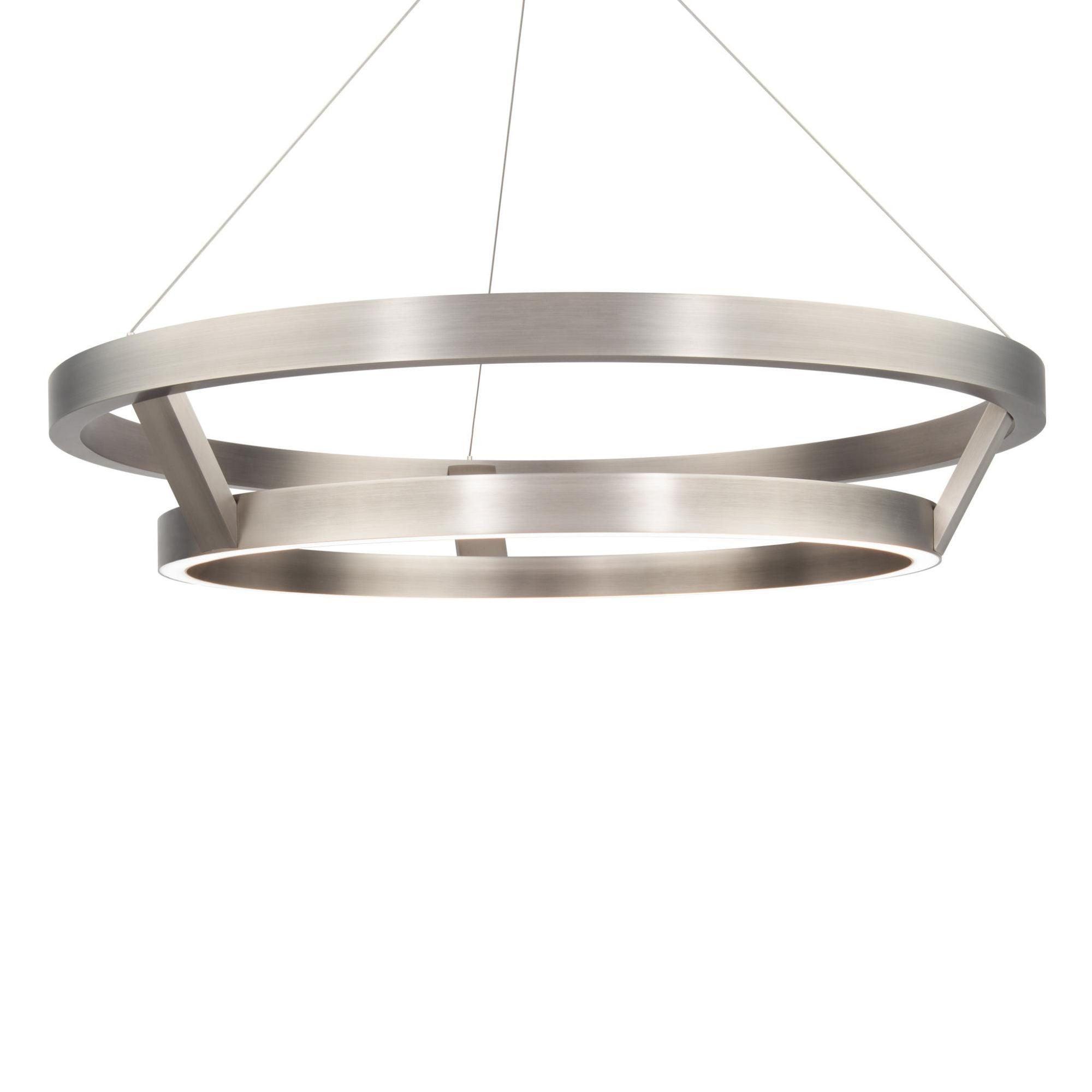 Imperial 42in LED Chandelier 3000K in Brushed Nickel