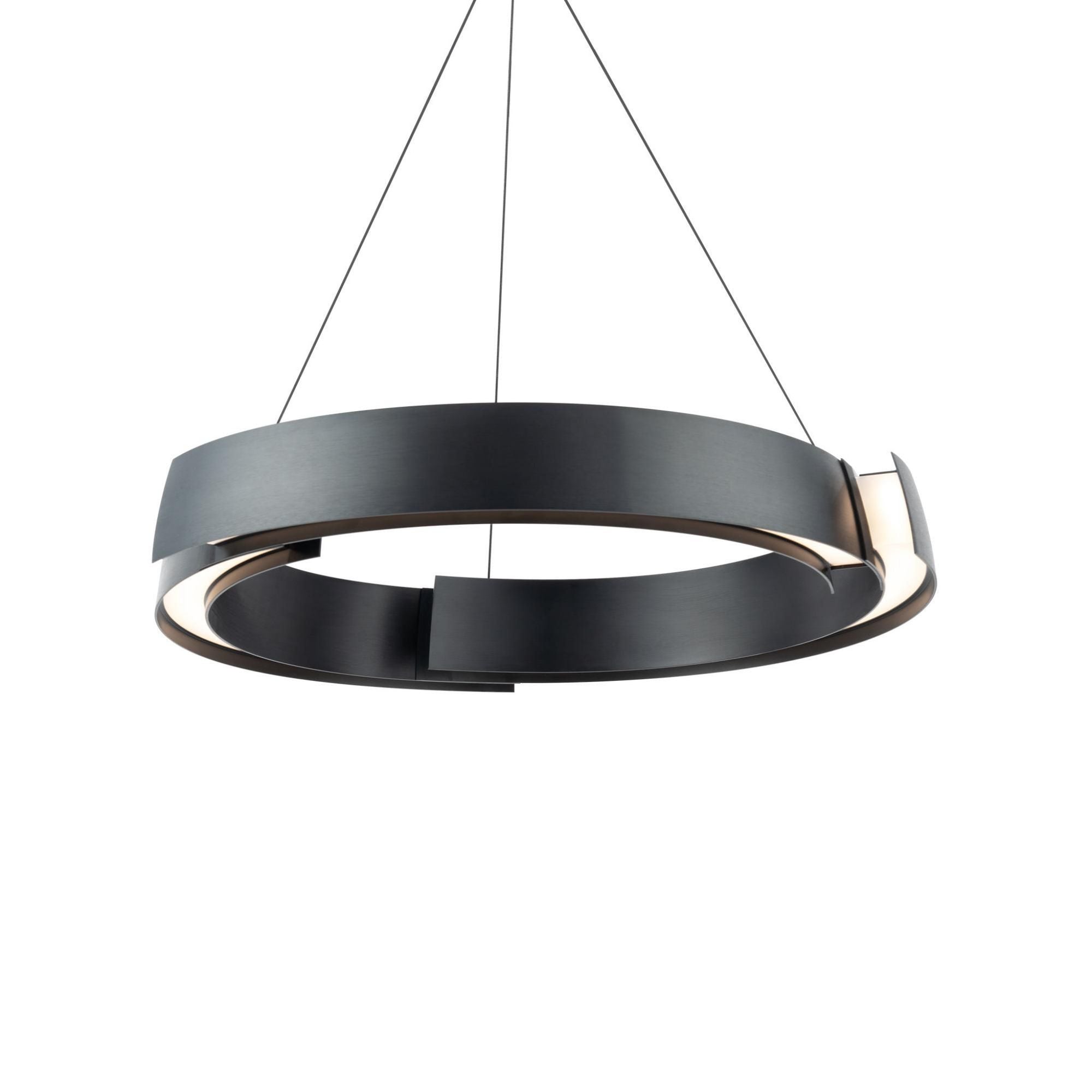 Battlestar 28in LED Pendant 3000K in Black