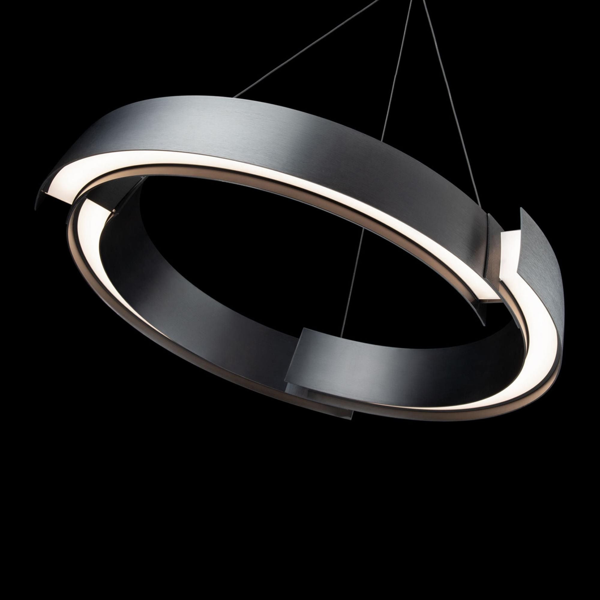 Battlestar 28in LED Pendant 3000K in Black